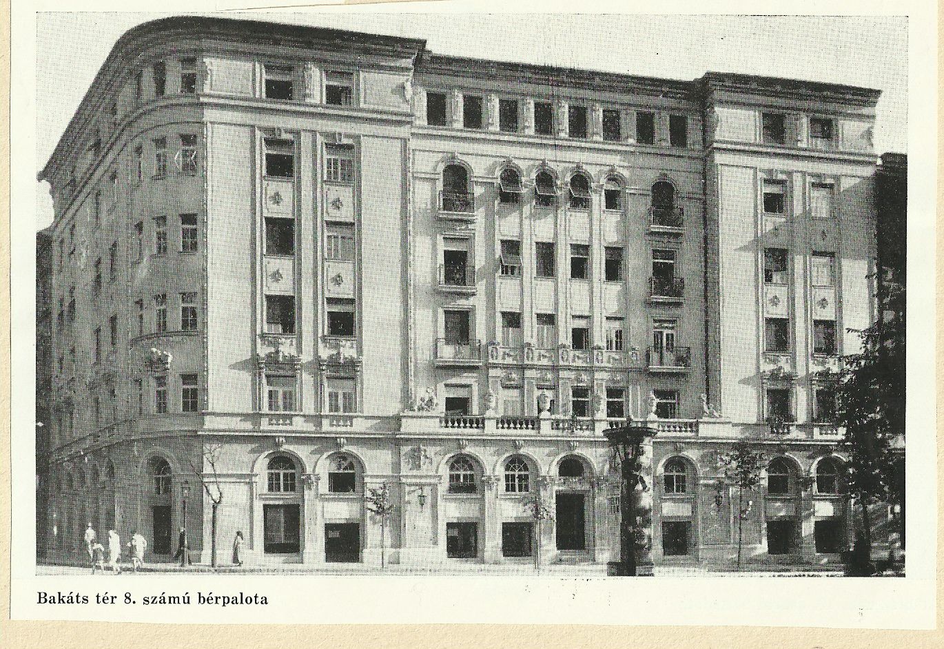 Bakáts tér 8. számú bérpalota (Magyar Kereskedelmi és Vendéglátóipari Múzeum CC BY-NC-ND)