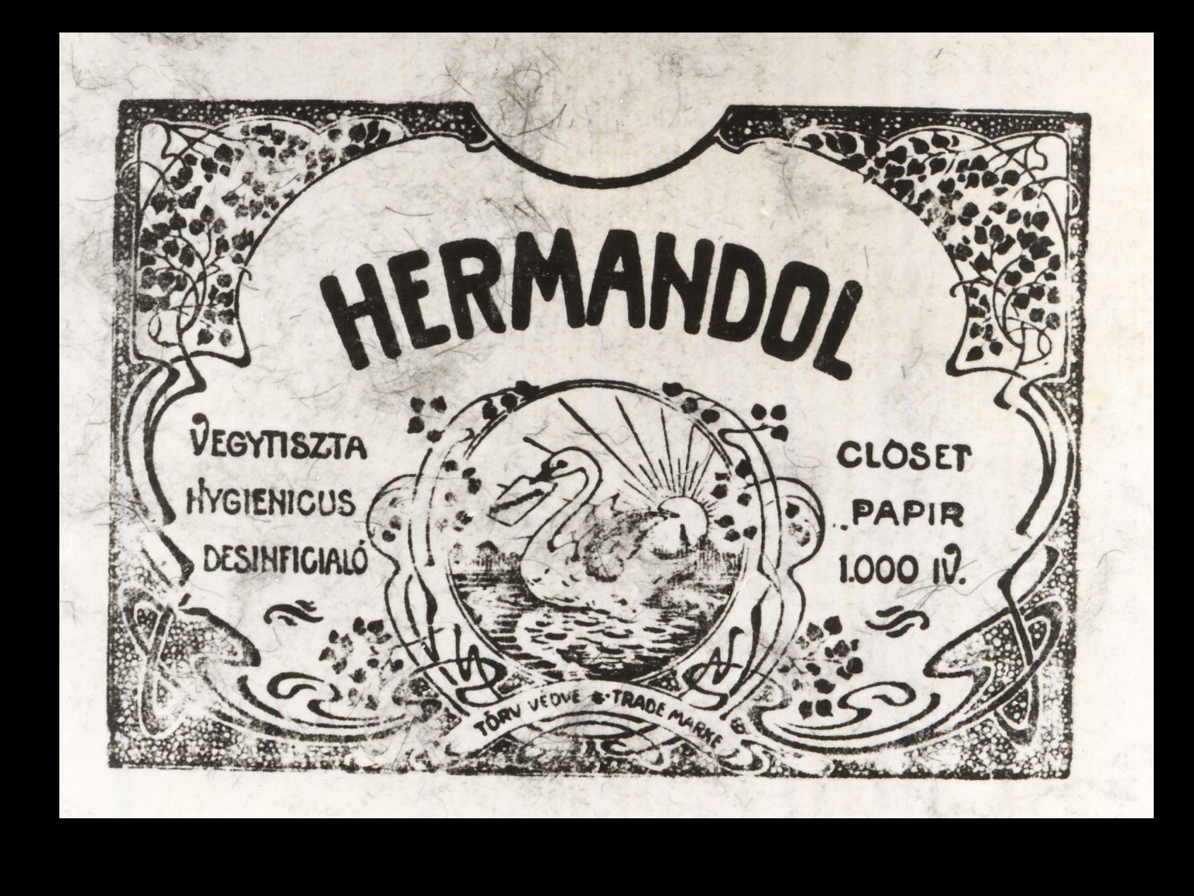 HERMANDOL WC papír (Magyar Kereskedelmi és Vendéglátóipari Múzeum CC BY-NC-ND)