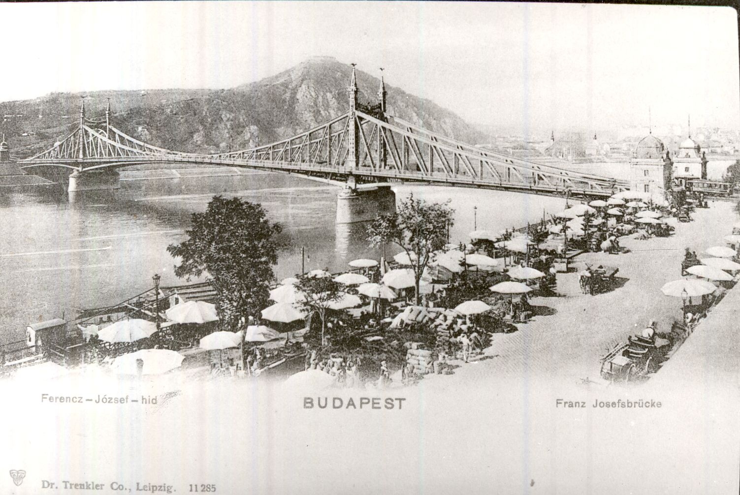 Piac a Dunaparton Budapest (Magyar Kereskedelmi és Vendéglátóipari Múzeum CC BY-NC-ND)