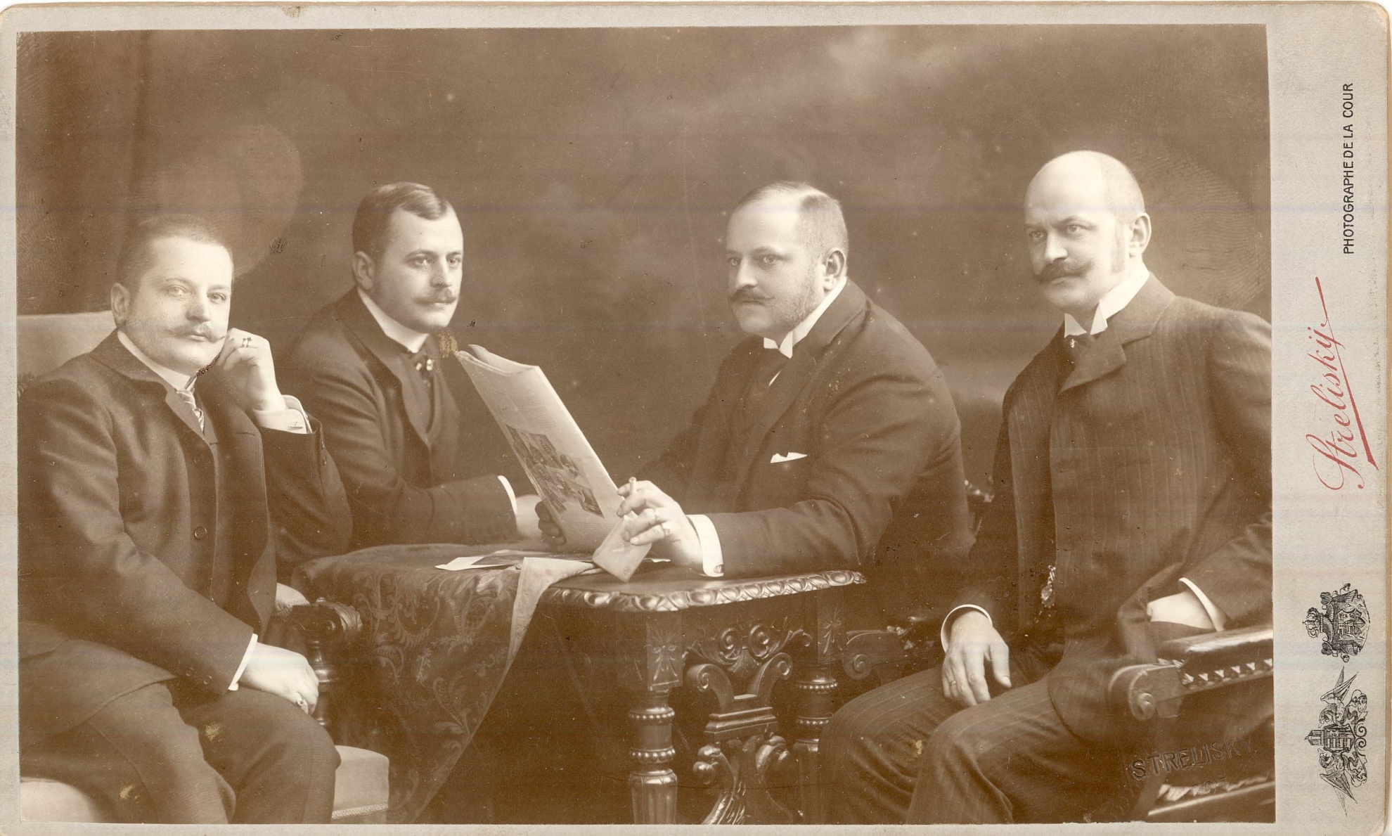 Heinrich cég igazgatói, Budapest 1905. (Magyar Kereskedelmi és Vendéglátóipari Múzeum CC BY-NC-ND)