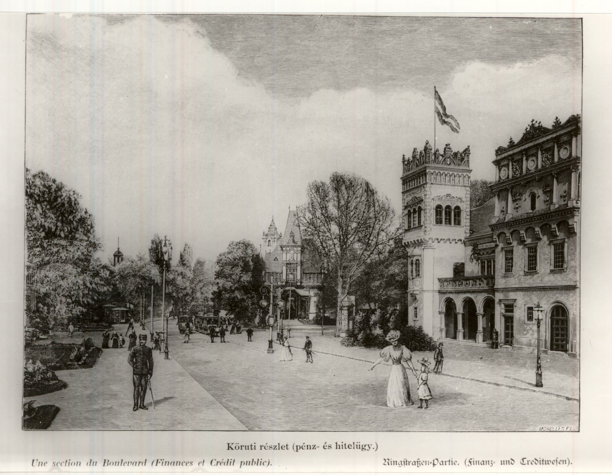 Ezredéves Kiállítás épületei 1896 (Magyar Kereskedelmi és Vendéglátóipari Múzeum CC BY-NC-ND)