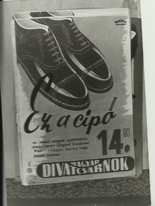 Original Goodyear Welt cipő (Magyar Kereskedelmi és Vendéglátóipari Múzeum CC BY-NC-ND)