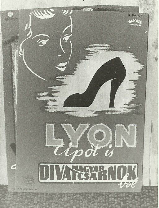 LYON Cipő a Magyar Divatcsarnokból (Magyar Kereskedelmi és Vendéglátóipari Múzeum CC BY-NC-ND)