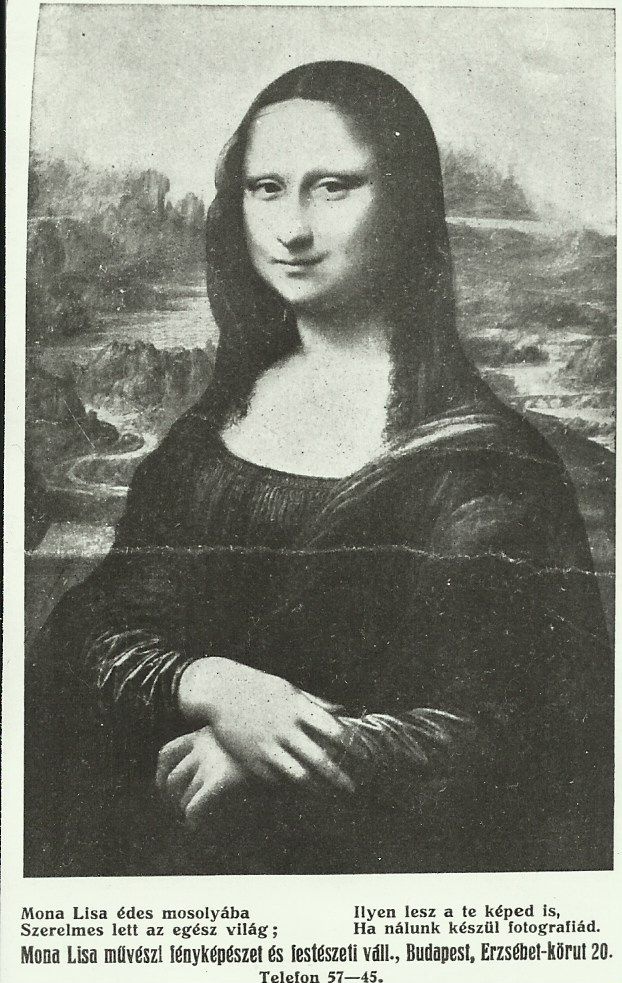 Mona Lisa művészeti  fényképészet és festészeti vállalat (Magyar Kereskedelmi és Vendéglátóipari Múzeum CC BY-NC-ND)