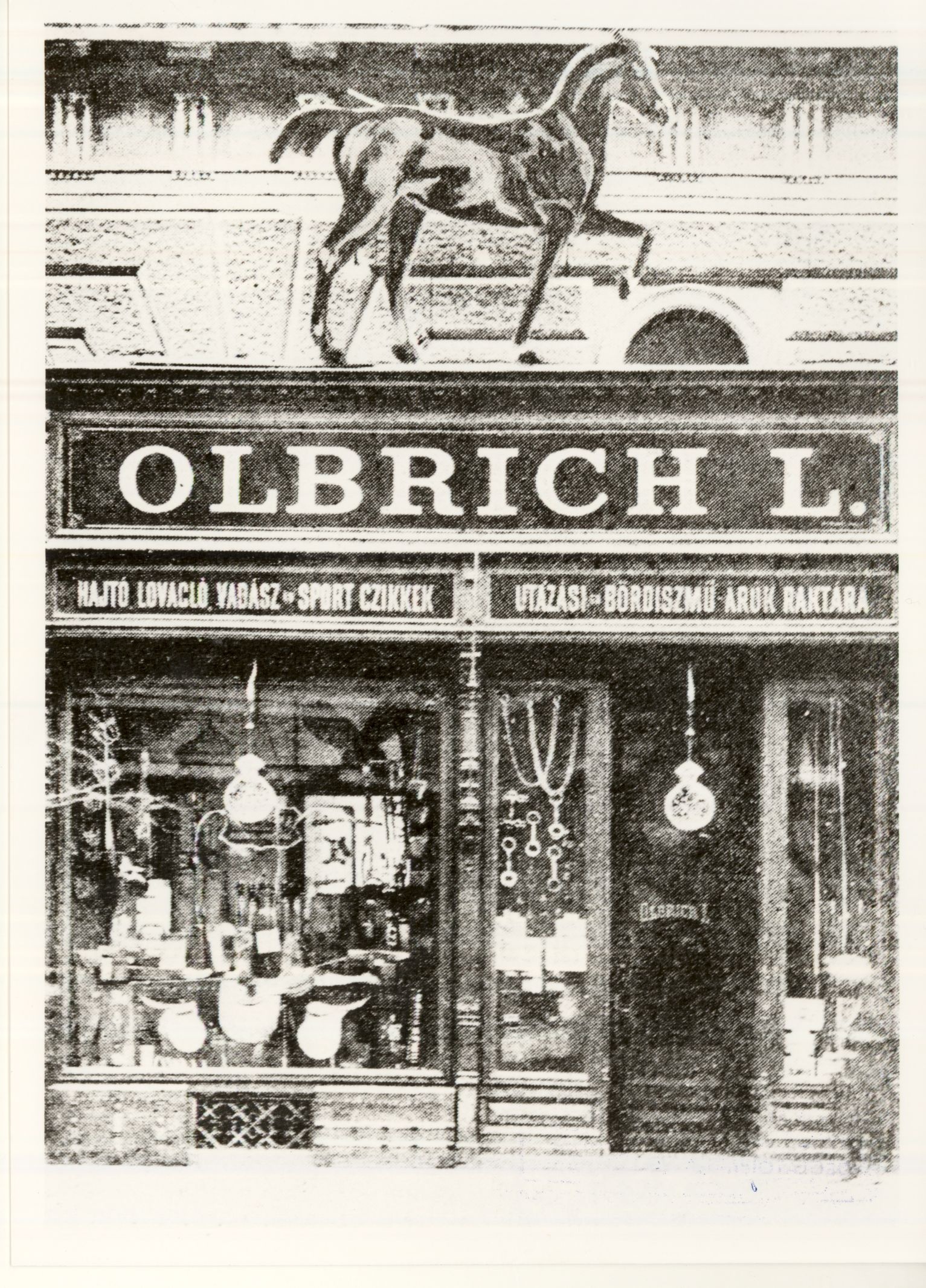 Olbrich L. Üzlete (Magyar Kereskedelmi és Vendéglátóipari Múzeum CC BY-NC-ND)