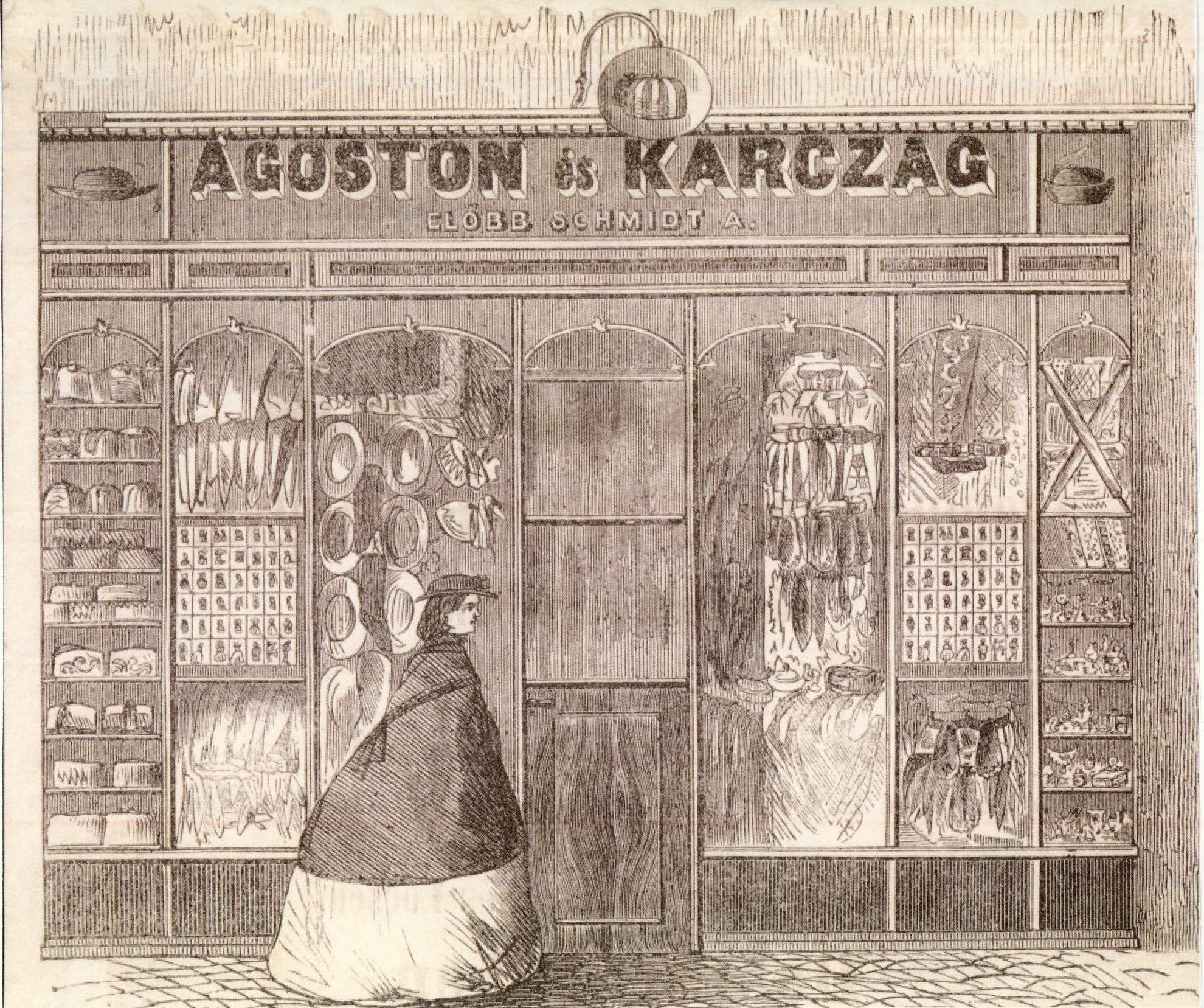 Ágoston és Karczag üzlet (Magyar Kereskedelmi és Vendéglátóipari Múzeum CC BY-NC-ND)