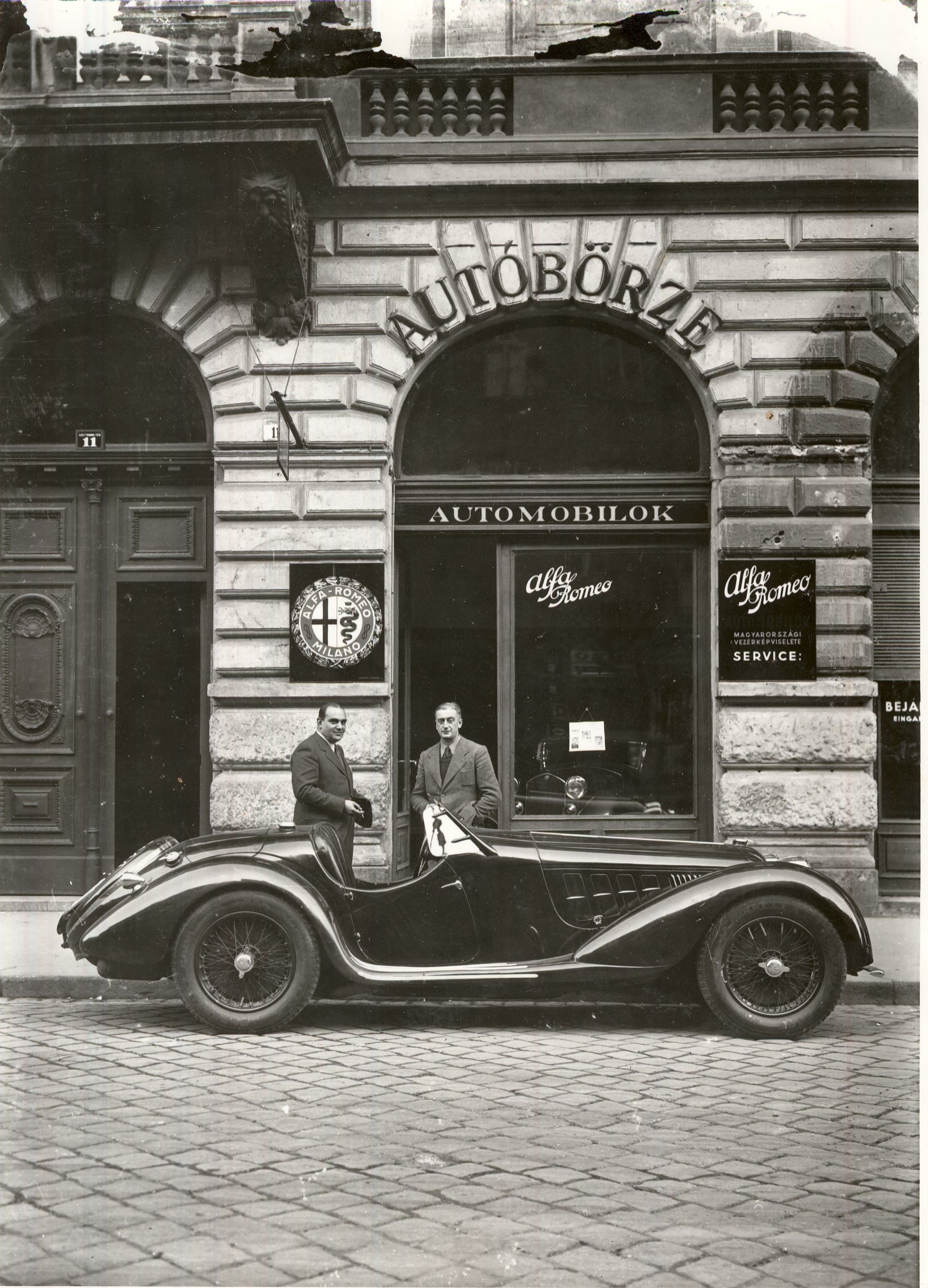 Alfa-Romeo Autómobil Service (Magyar Kereskedelmi és Vendéglátóipari Múzeum CC BY-NC-ND)