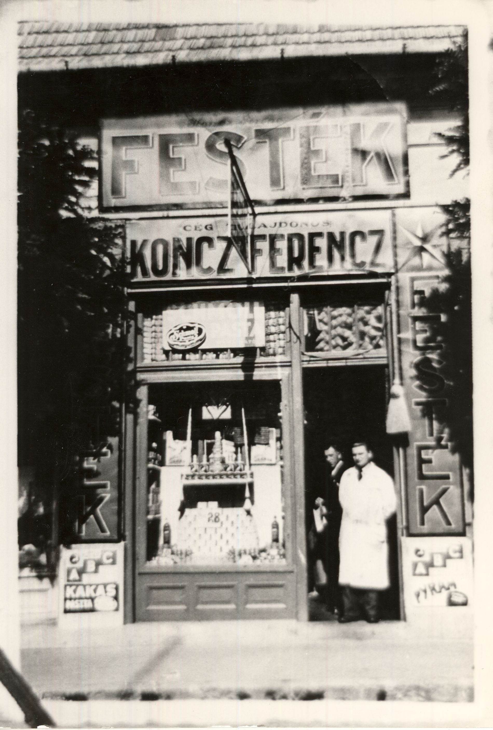 Koncz Ferencz festék üzlete (Magyar Kereskedelmi és Vendéglátóipari Múzeum CC BY-NC-ND)