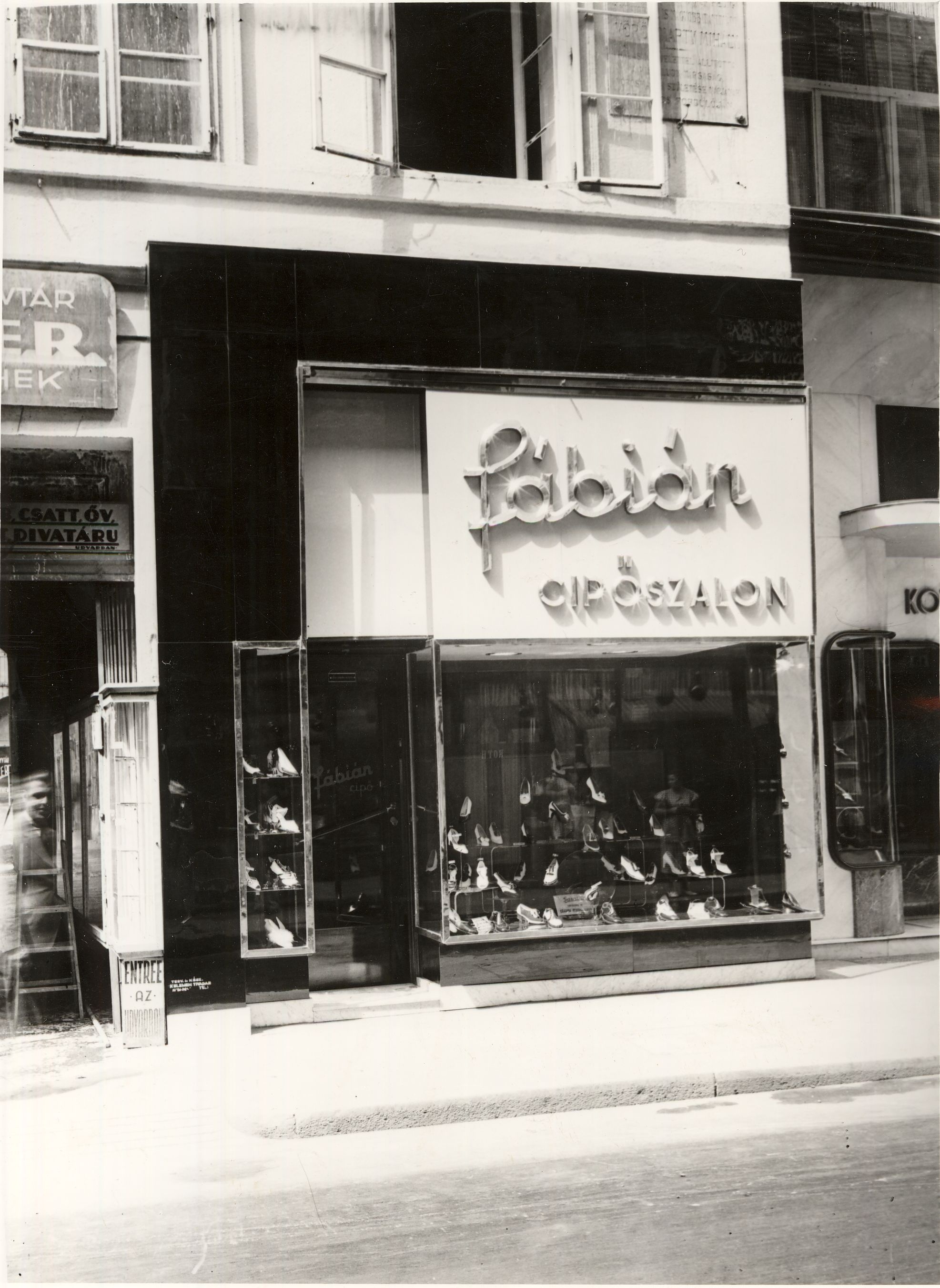 Fábián cipőszalon (Magyar Kereskedelmi és Vendéglátóipari Múzeum CC BY-NC-ND)