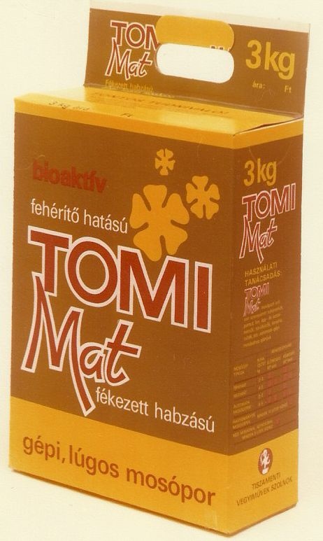TOMI Mat mosópor reklámja (Magyar Kereskedelmi és Vendéglátóipari Múzeum CC BY-NC-ND)
