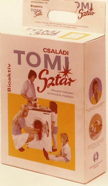 TOMI  Sztár családi mosópor reklámja (Magyar Kereskedelmi és Vendéglátóipari Múzeum CC BY-NC-ND)