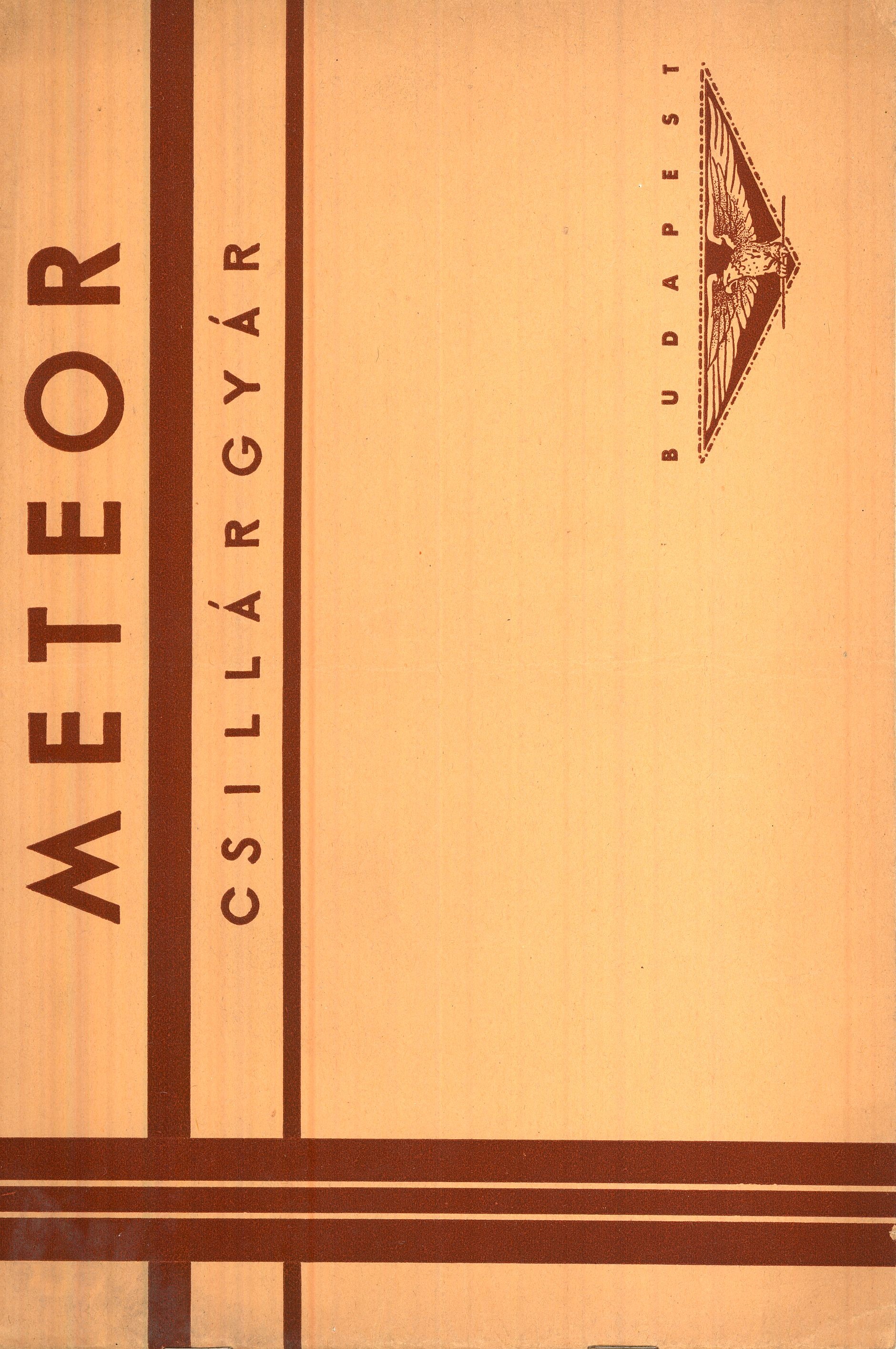 Meteor Csillárgyár (Magyar Kereskedelmi és Vendéglátóipari Múzeum CC BY-NC-SA)