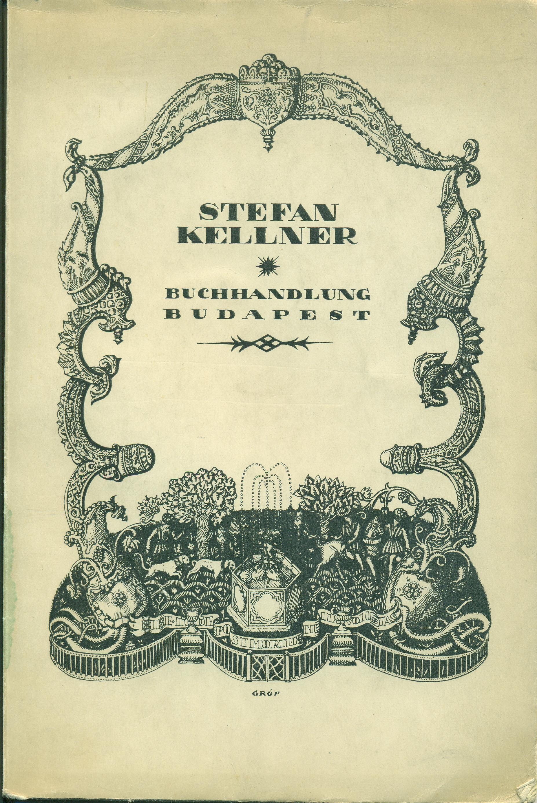 Stefan Kellner: Buchhandlung Budapest (Magyar Kereskedelmi és Vendéglátóipari Múzeum CC BY-NC-SA)
