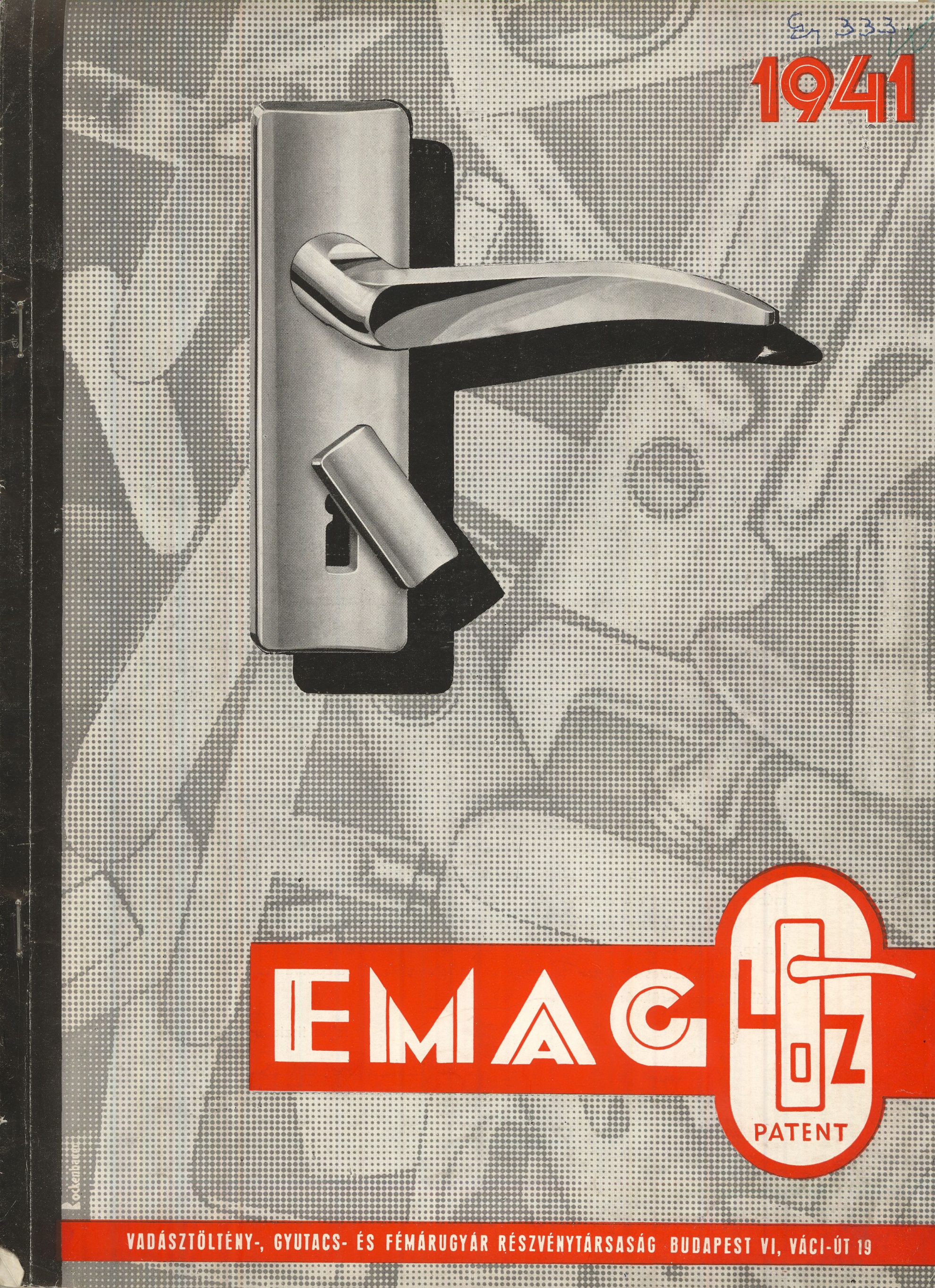 EMAG árjegyzék (Magyar Kereskedelmi és Vendéglátóipari Múzeum CC BY-NC-SA)