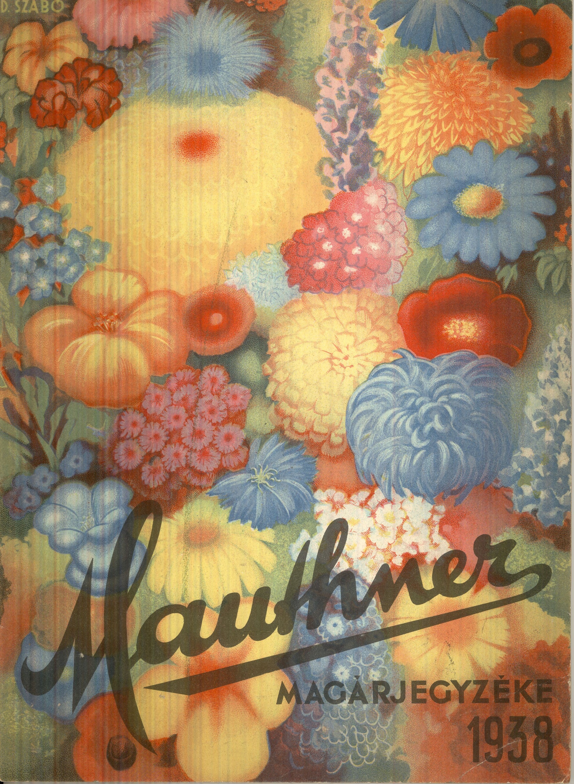 Mauthner MAGÁRJEGYZÉKE 1938 (Magyar Kereskedelmi és Vendéglátóipari Múzeum CC BY-NC-SA)