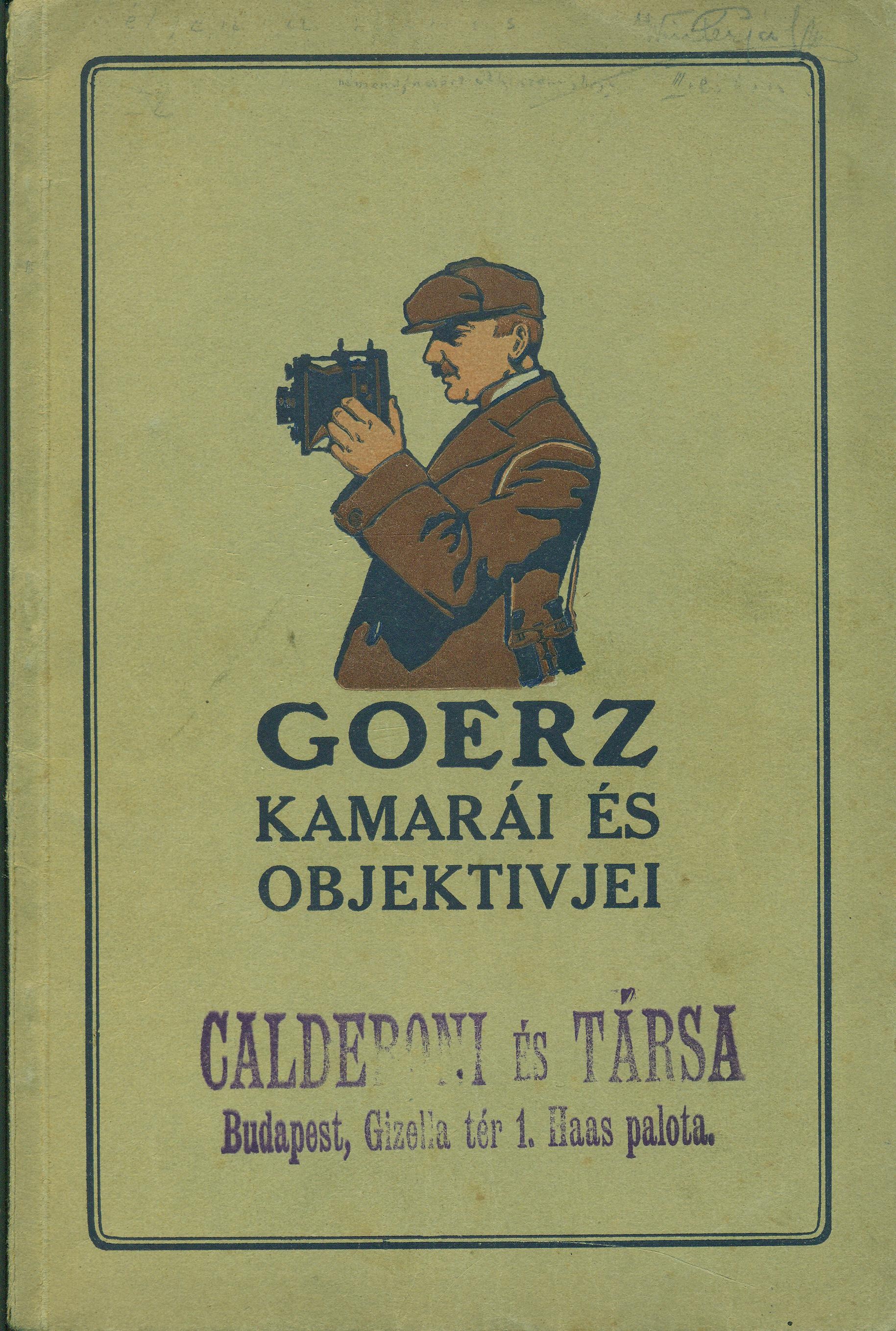 Goerz kamera és objektív árjegyzék (Magyar Kereskedelmi és Vendéglátóipari Múzeum CC BY-NC-SA)