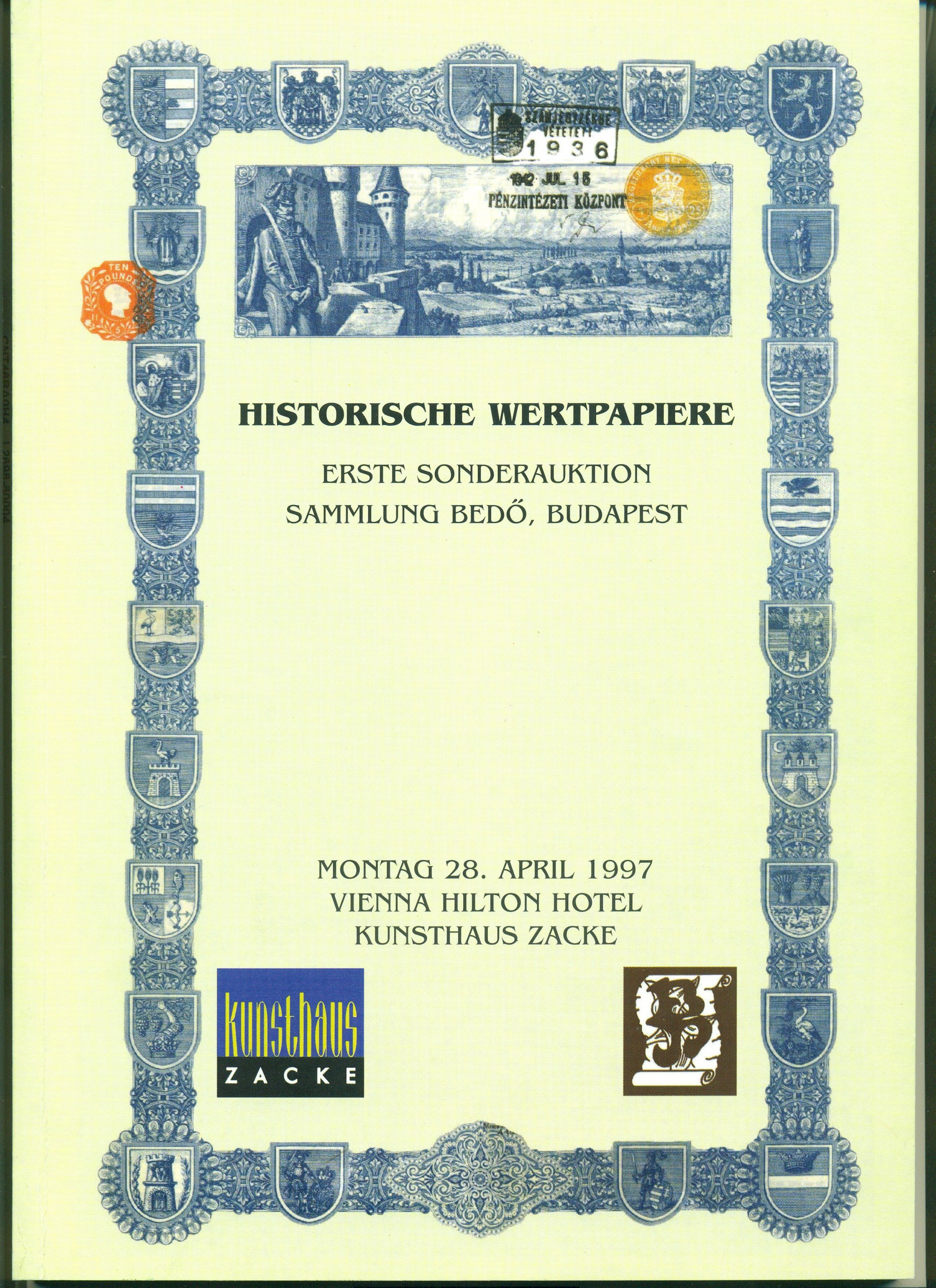 Értékpapírok árjegyzéke (Magyar Kereskedelmi és Vendéglátóipari Múzeum CC BY-NC-SA)