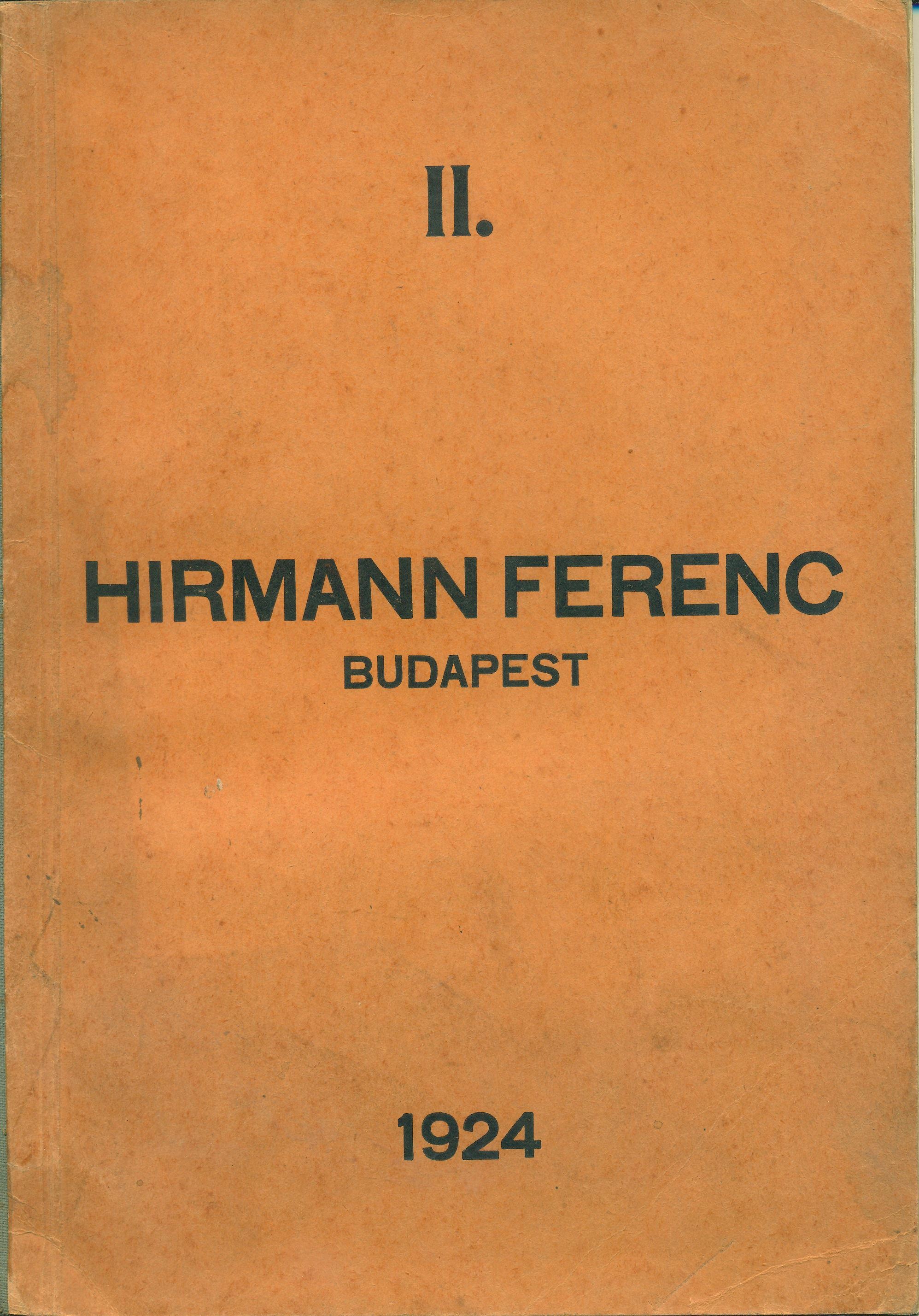 Árjegyzék. II. kötet (Magyar Kereskedelmi és Vendéglátóipari Múzeum CC BY-NC-SA)