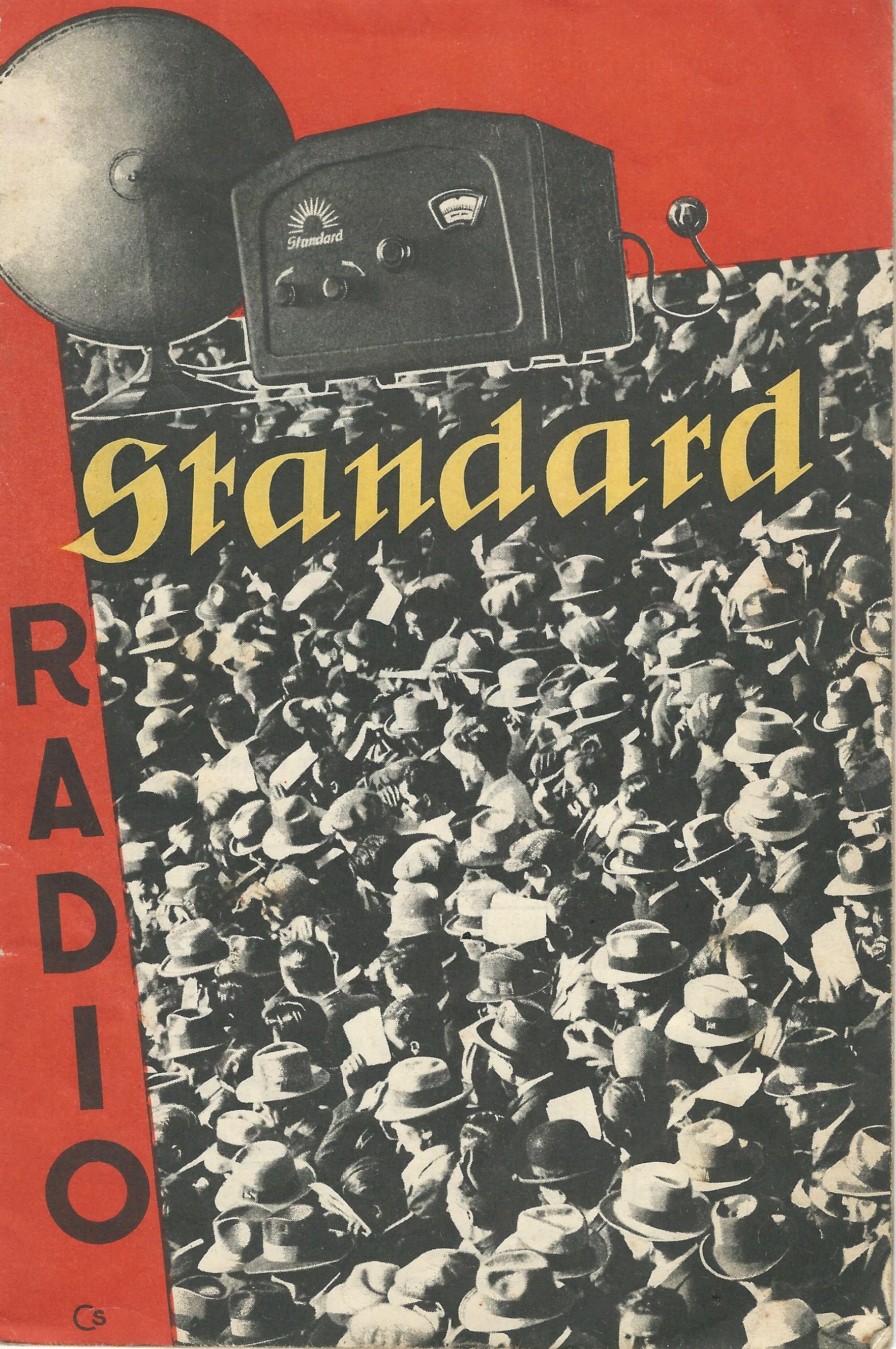 Standard Radio árjegyzék (Magyar Kereskedelmi és Vendéglátóipari Múzeum CC BY-NC-SA)
