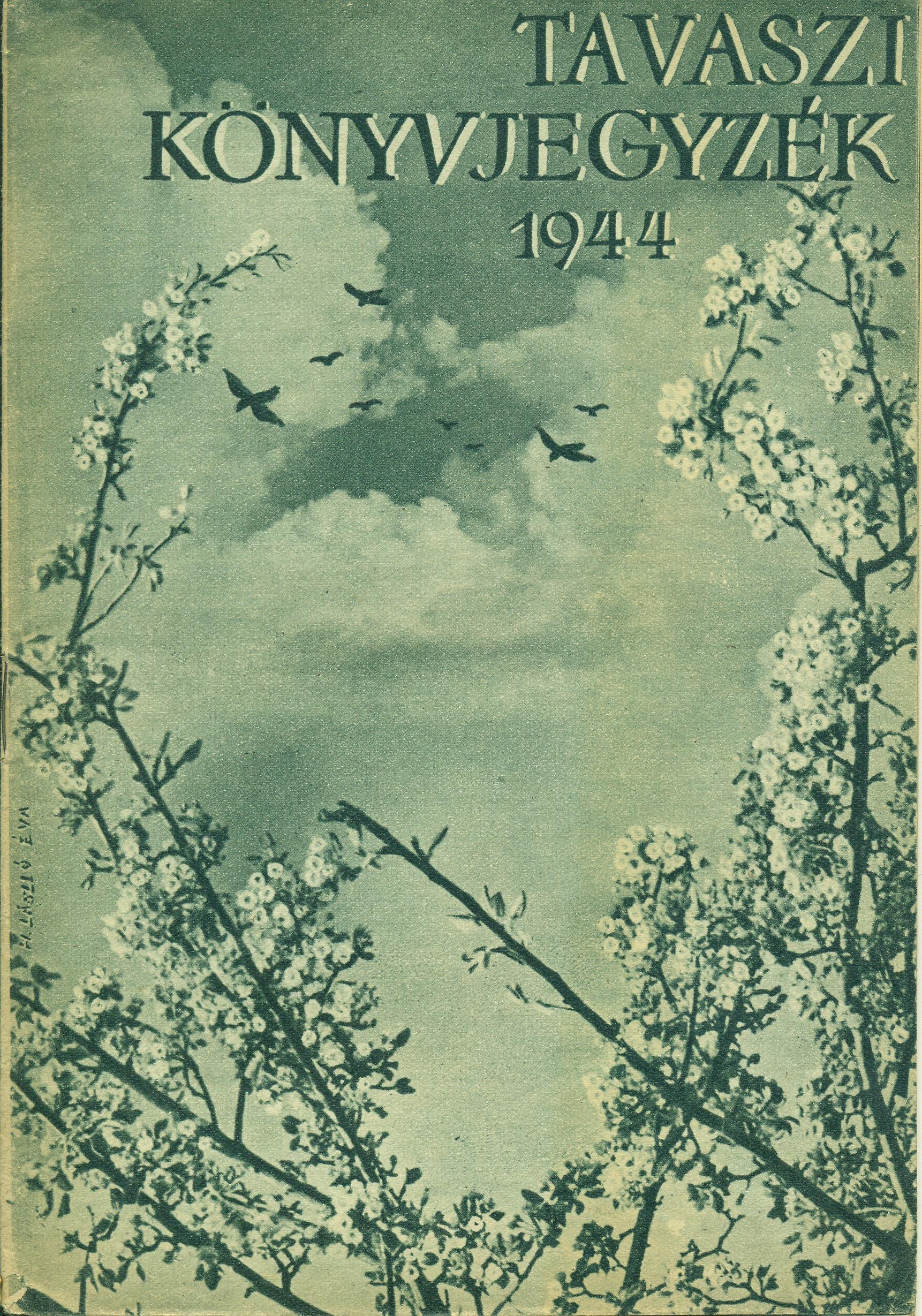 Tavaszi könyvjegyzék 1944 (Magyar Kereskedelmi és Vendéglátóipari Múzeum CC BY-NC-SA)
