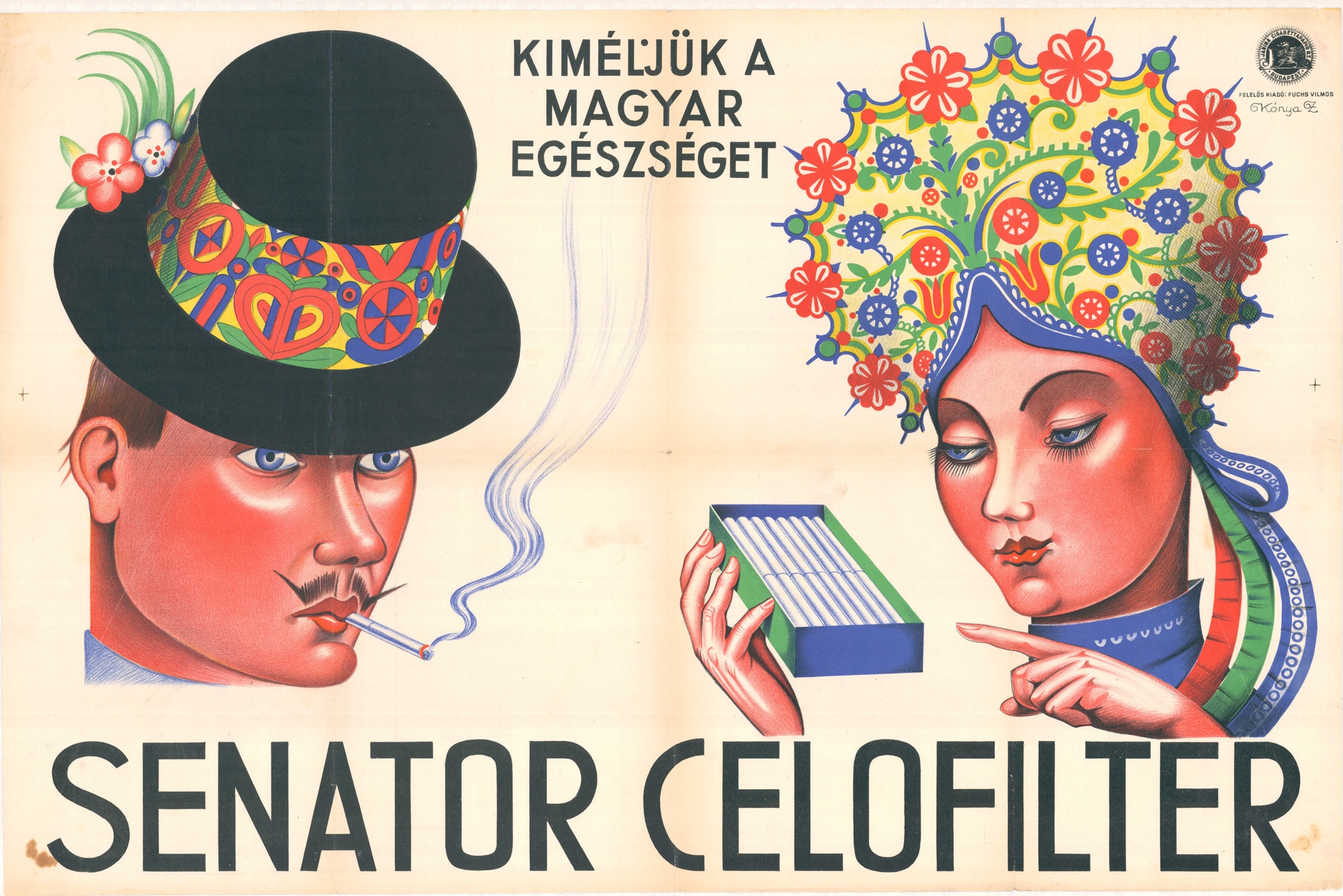 Senatotr celofilter (Magyar Kereskedelmi és Vendéglátóipari Múzeum CC BY-NC-SA)
