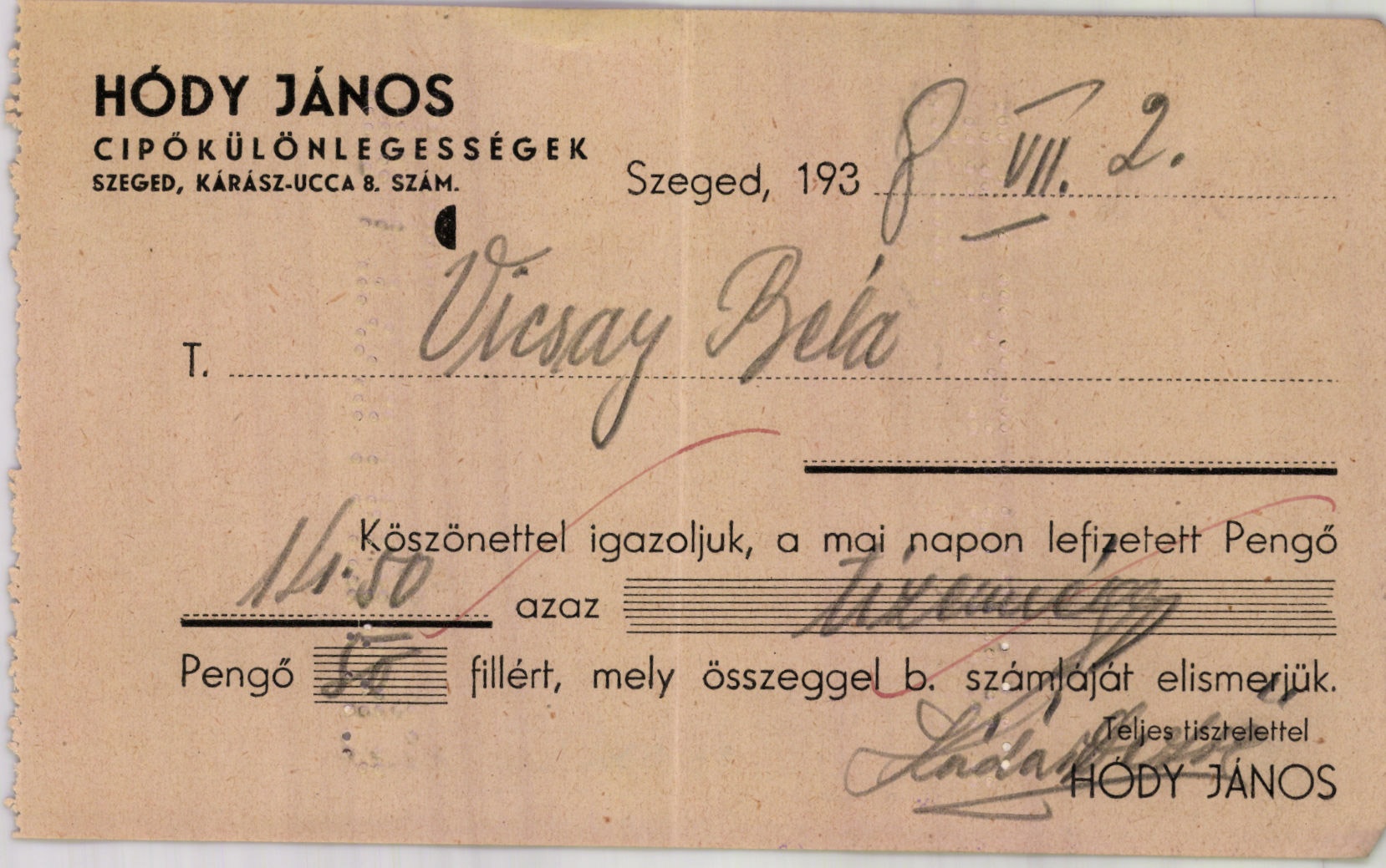 Hódy János cipőkülönlegességek (Magyar Kereskedelmi és Vendéglátóipari Múzeum CC BY-NC-SA)