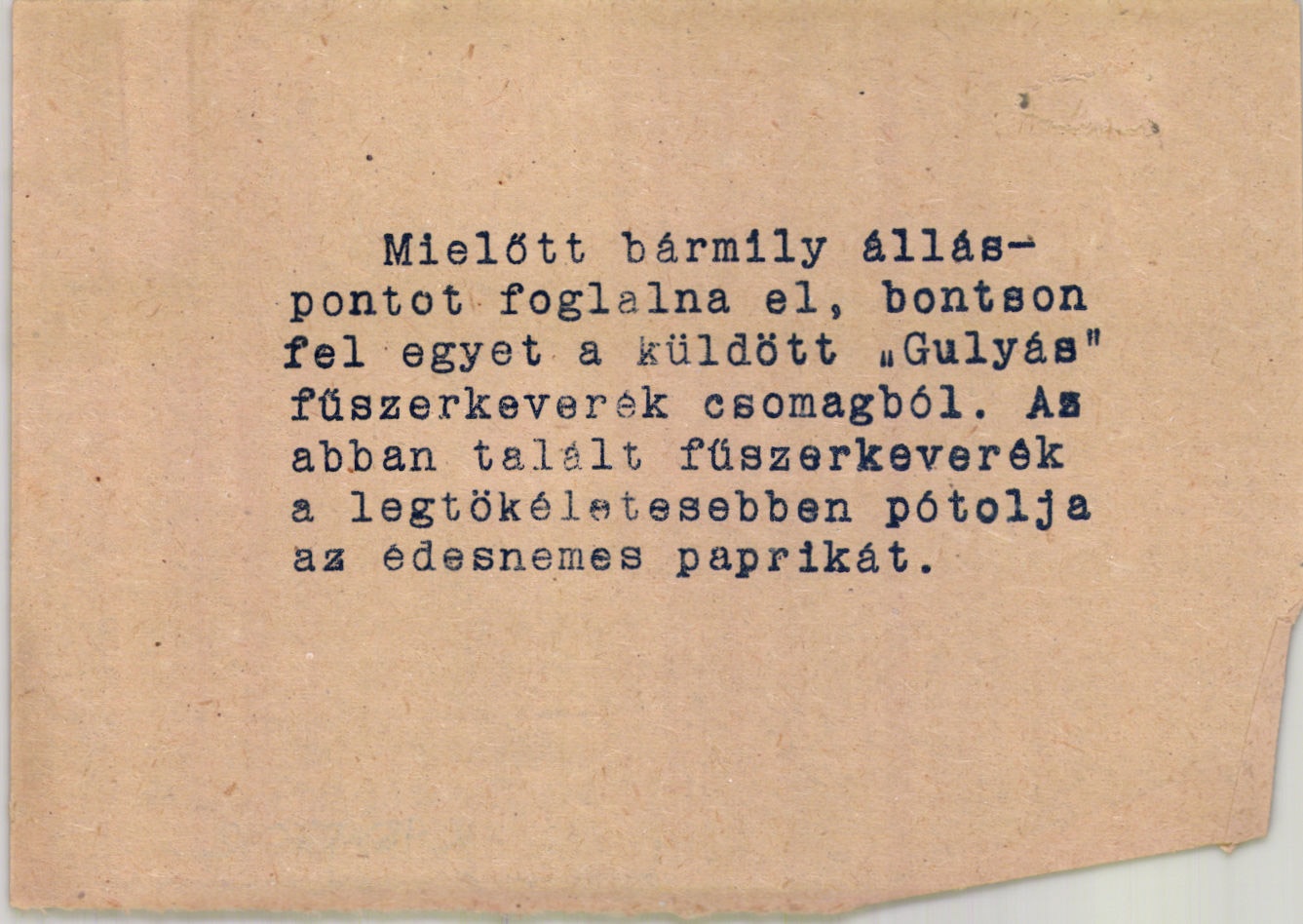 A számla gyűjtemény egyik tárgya. (Magyar Kereskedelmi és Vendéglátóipari Múzeum CC BY-NC-SA)