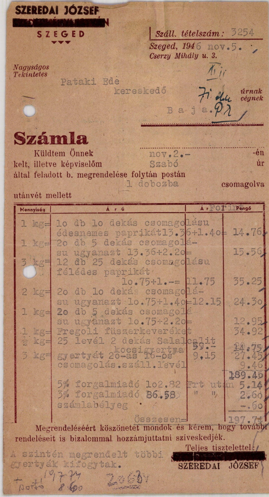 Szeredai József (Magyar Kereskedelmi és Vendéglátóipari Múzeum CC BY-NC-SA)
