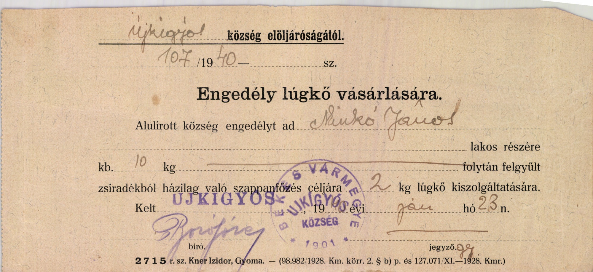 Újkígyós község elöljárósága (Magyar Kereskedelmi és Vendéglátóipari Múzeum CC BY-NC-SA)