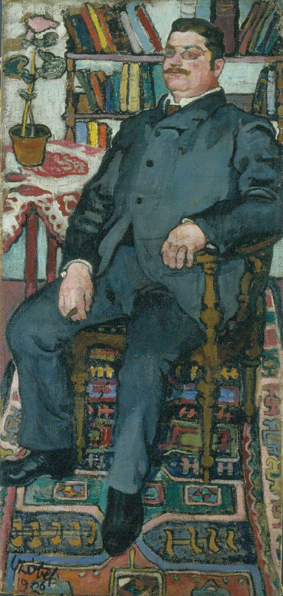 Ülő férfi (Magyar Nemzeti Galéria CC BY-NC-SA)