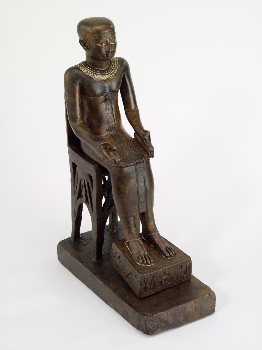 Imhotep bronzszobra (Szépművészeti Múzeum CC BY-NC-SA)