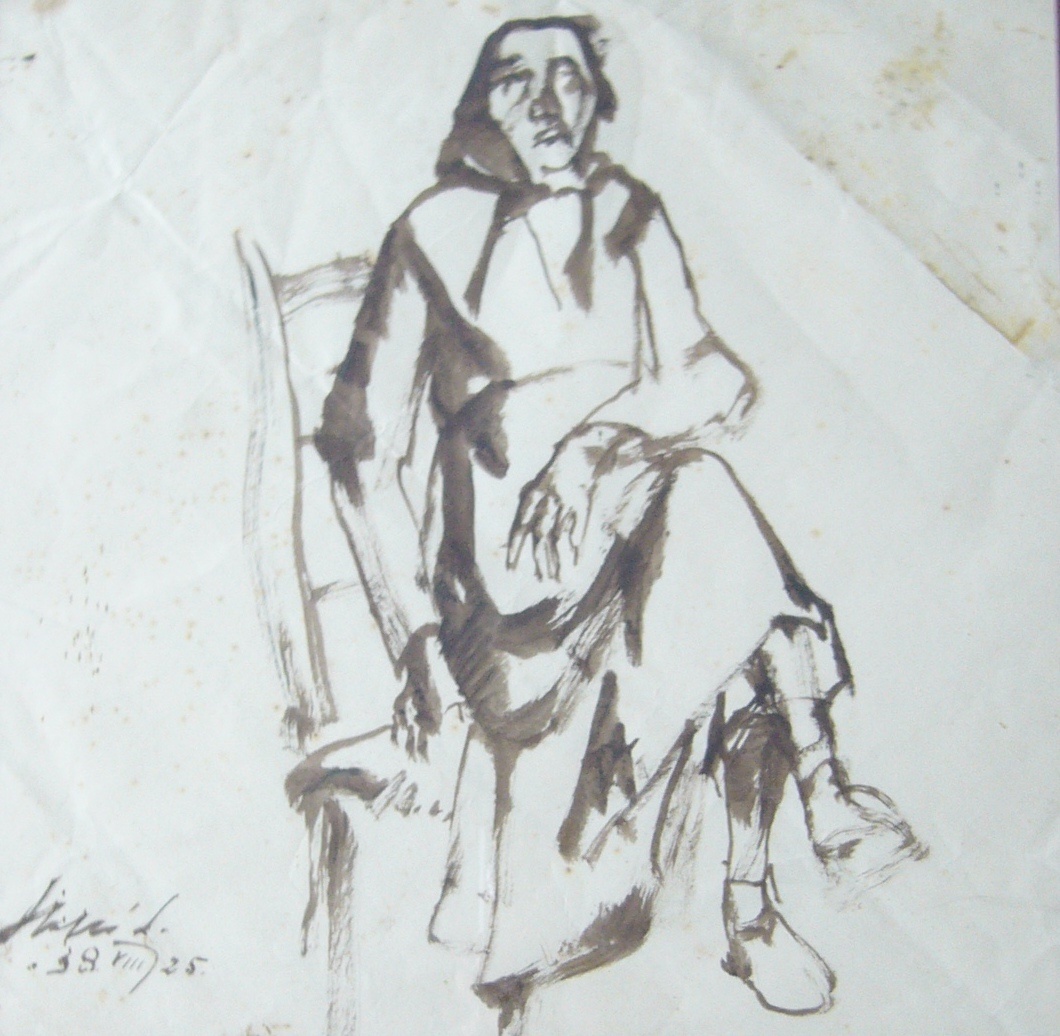Ülő asszony (Holló László Galéria, Putnok CC BY-NC-SA)
