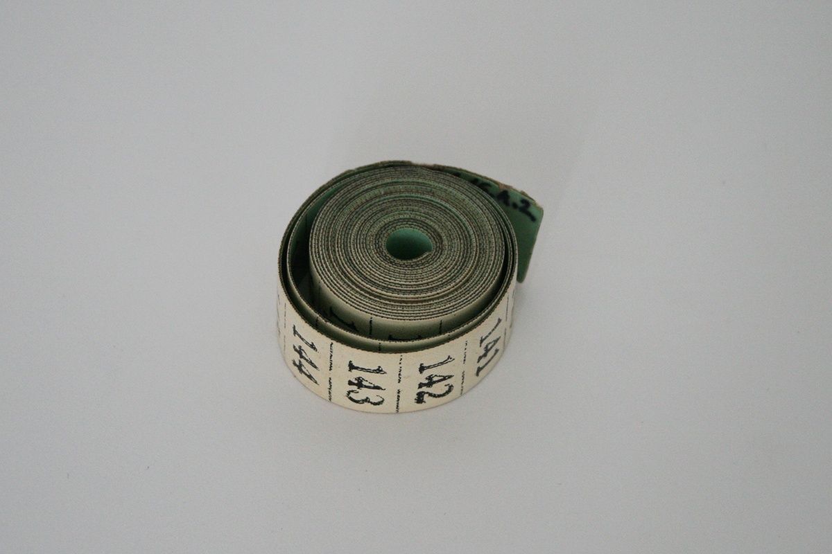 Mérőszalag - centiméter (Gömöri Múzeum, Putnok CC BY-NC-SA)