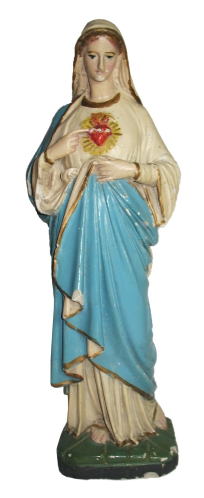 Szobor, Mária szíve (Matyó Múzeum, Mezőkövesd CC BY-NC-SA)
