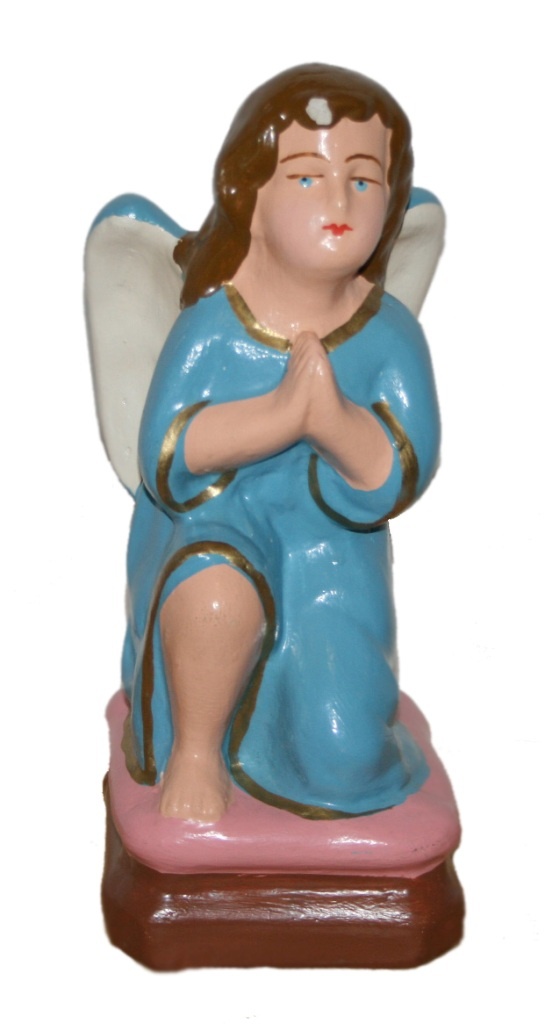 Szobor, térdeplő angyal (Matyó Múzeum, Mezőkövesd CC BY-NC-SA)