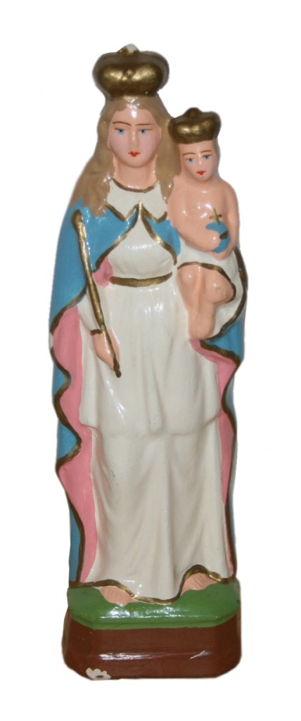 Szobor, Mária koronával (Matyó Múzeum, Mezőkövesd CC BY-NC-SA)