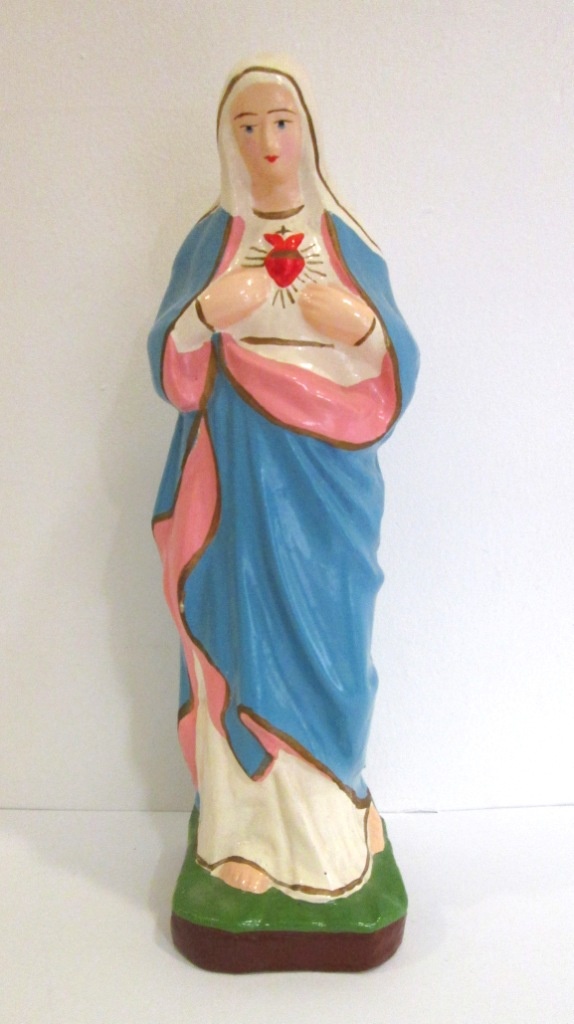 Szobor, Mária szíve (Matyó Múzeum, Mezőkövesd CC BY-NC-SA)