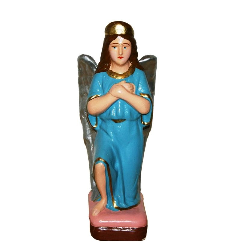 Szobor, térdeplő angyal (Matyó Múzeum, Mezőkövesd CC BY-NC-SA)