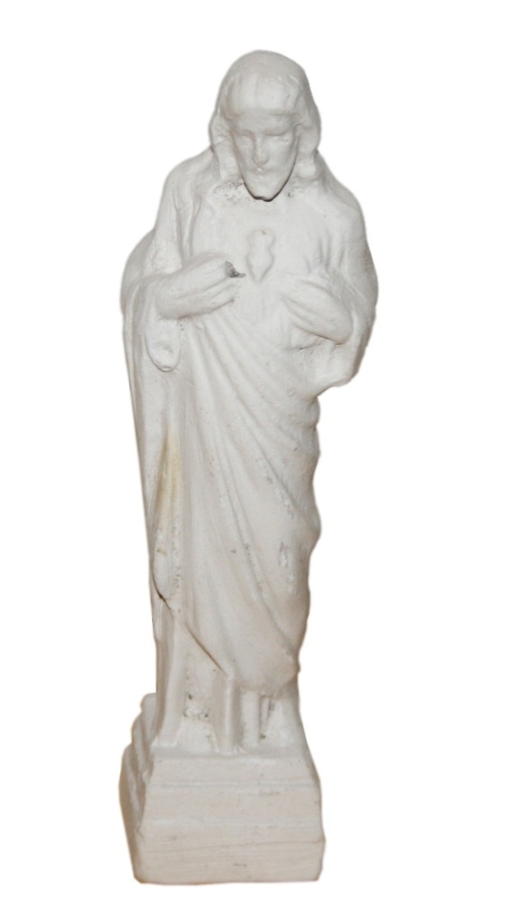 Szobor, Jézus szíve (Matyó Múzeum, Mezőkövesd CC BY-NC-SA)