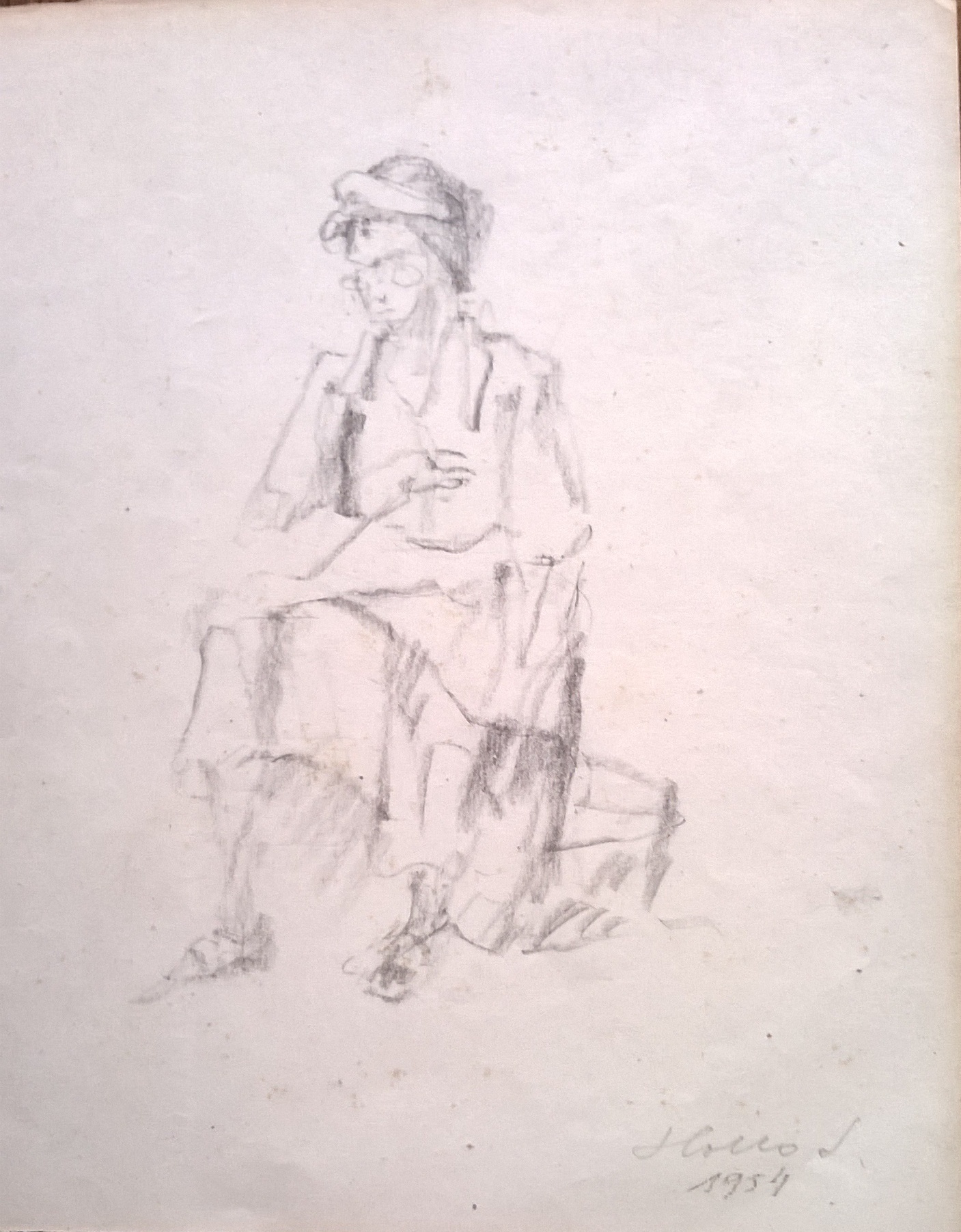 Ülő nő (Holló László Galéria, Putnok CC BY-NC-SA)