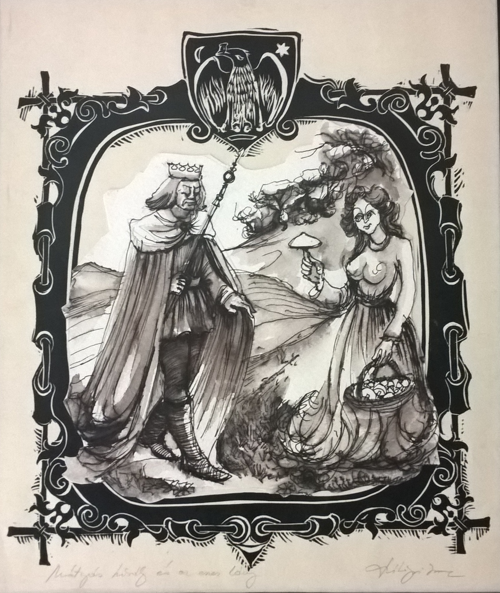 Mátyás király és az eszes lány (Holló László Galéria, Putnok CC BY-NC-SA)