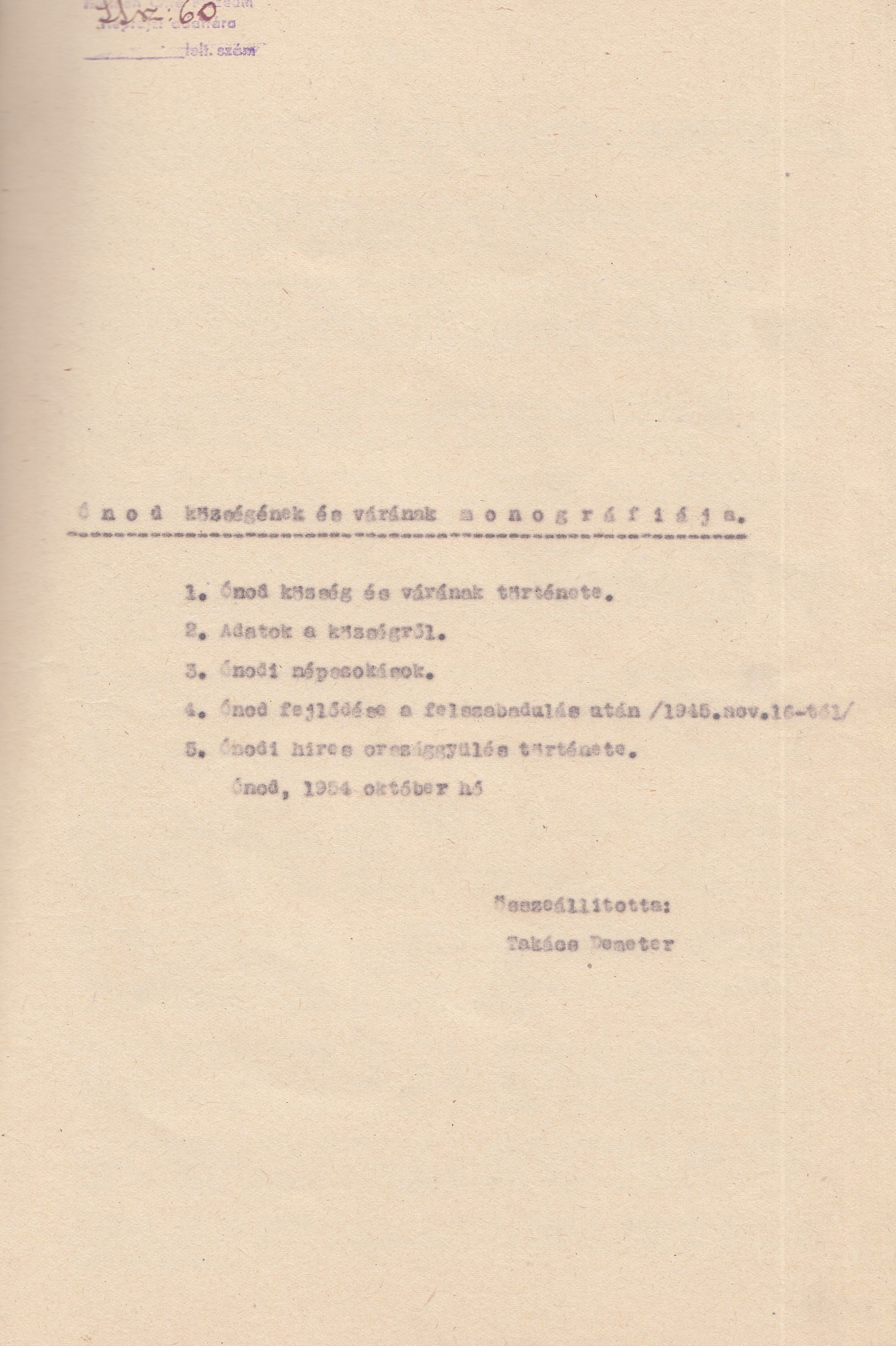 Ónod monográfiája és akcióprogramja (Herman Ottó Múzeum CC BY-NC-SA)