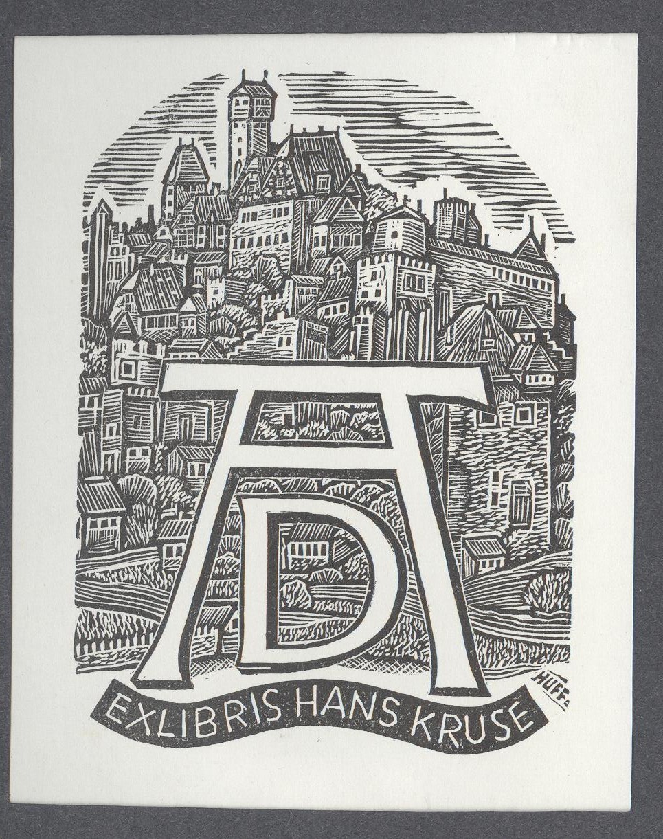 Ex-libris            Hans Kruse        (AD) (Holló László Galéria, Putnok CC BY-NC-SA)