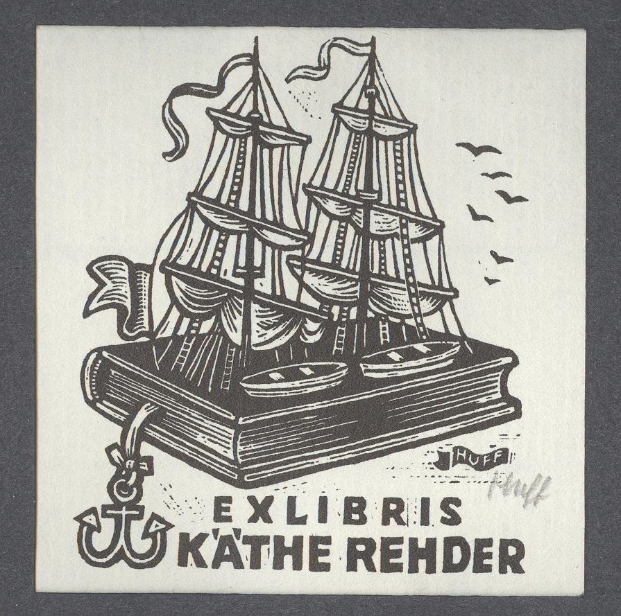 Ex-libris               Käthe Rehder (Holló László Galéria, Putnok CC BY-NC-SA)