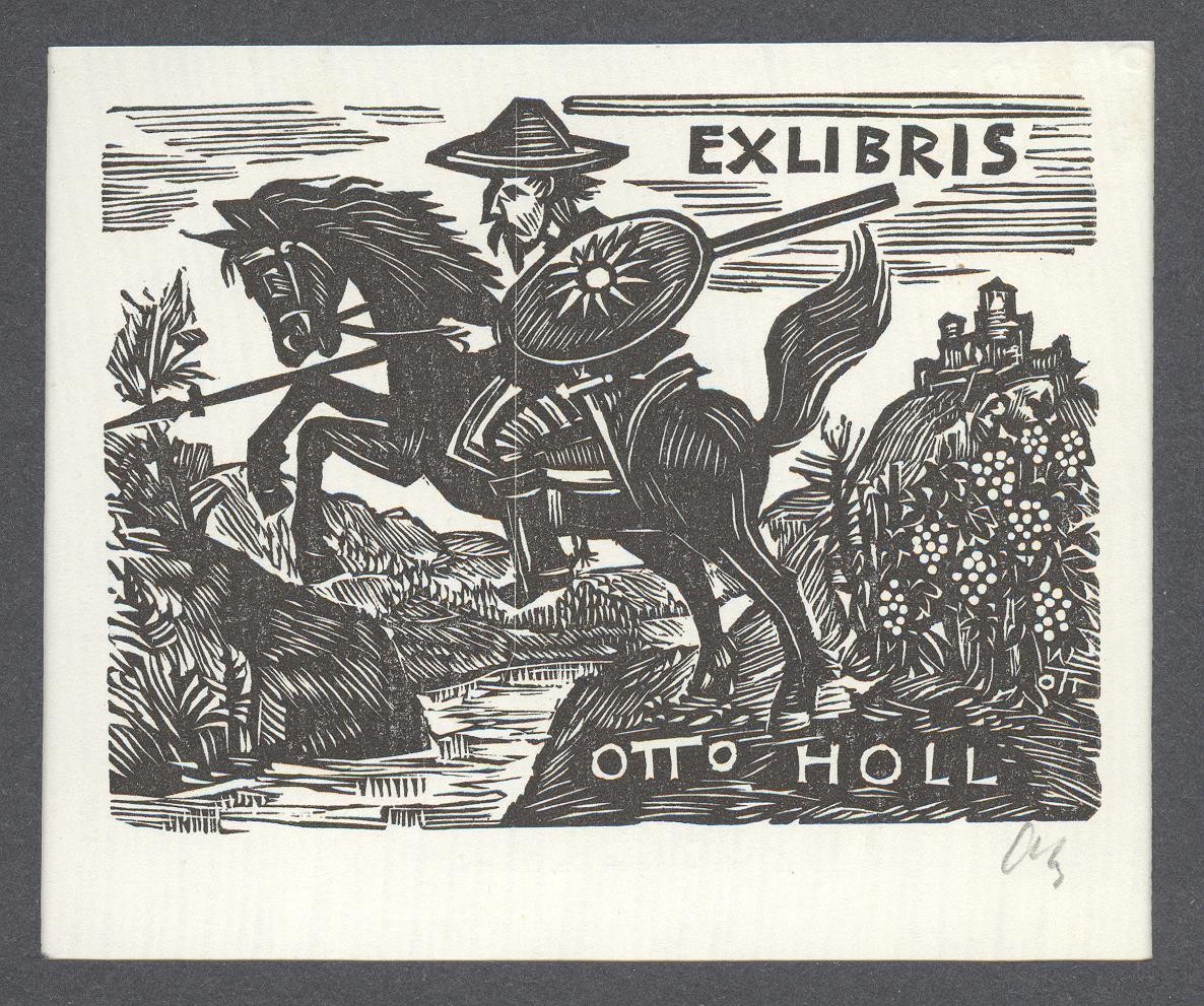 Ex-libris         Otto Holl (Holló László Galéria, Putnok CC BY-NC-SA)