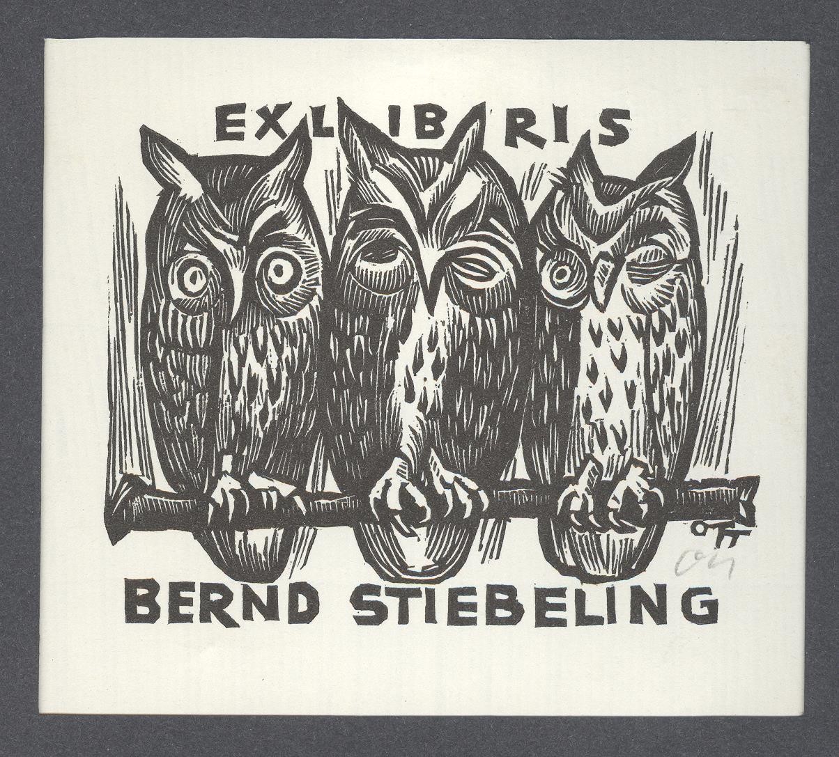 Ex-libris        Bernd Stiebeling (Holló László Galéria, Putnok CC BY-NC-SA)