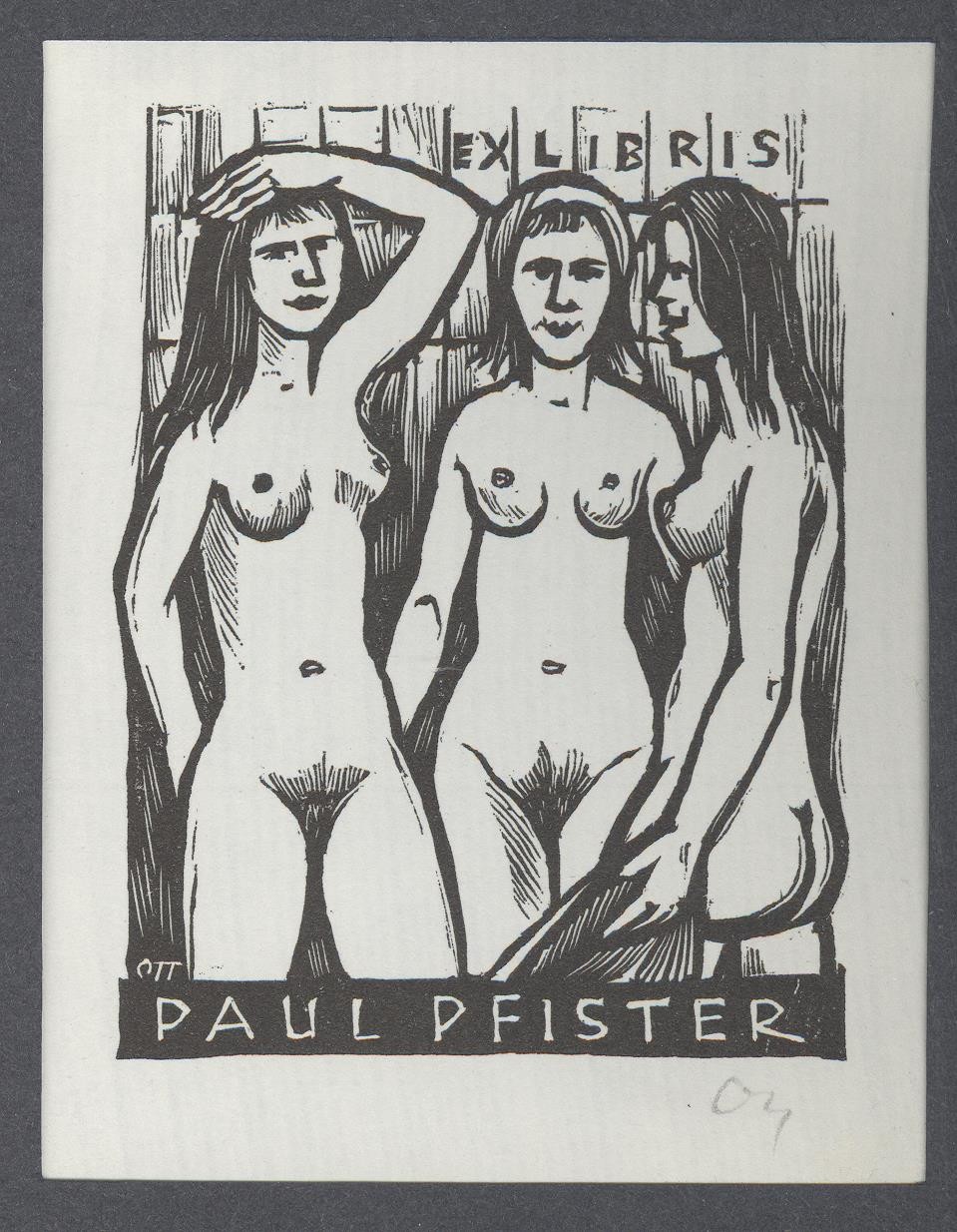 Ex-libris                  Paul Pfister (Holló László Galéria, Putnok CC BY-NC-SA)