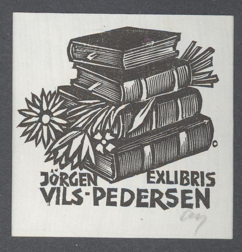 Ex-libris            Jörgen - Vils Pedersen (Holló László Galéria, Putnok CC BY-NC-SA)