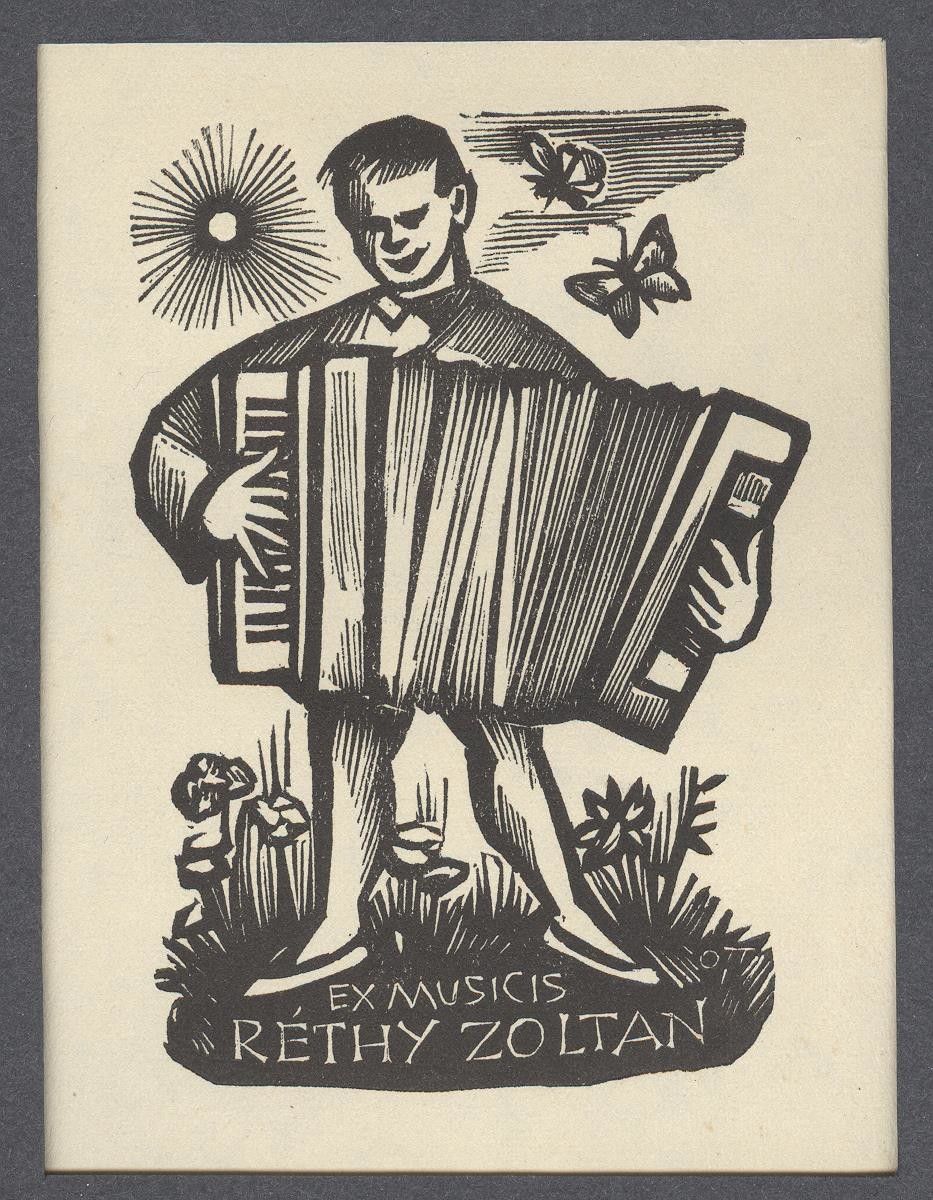 Ex-libris         Réthy Zoltán (Holló László Galéria, Putnok CC BY-NC-SA)