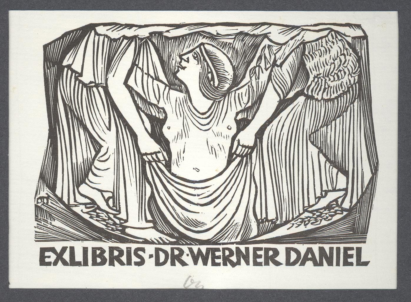 Ex-libris           Dr. Werner Daniel (Holló László Galéria, Putnok CC BY-NC-SA)